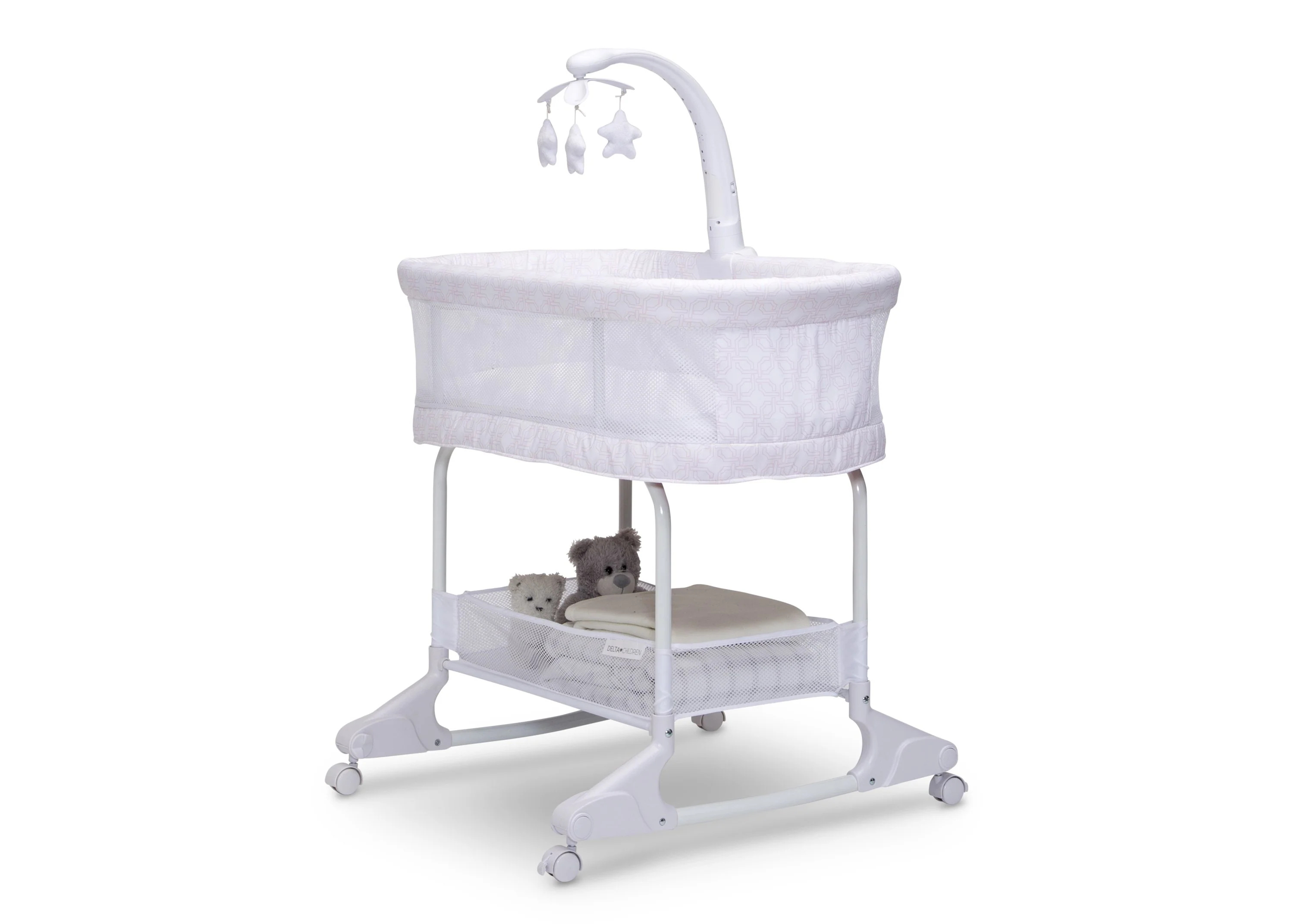 SleepCool Rocking Bassinet with Airflow Mesh - Image 4