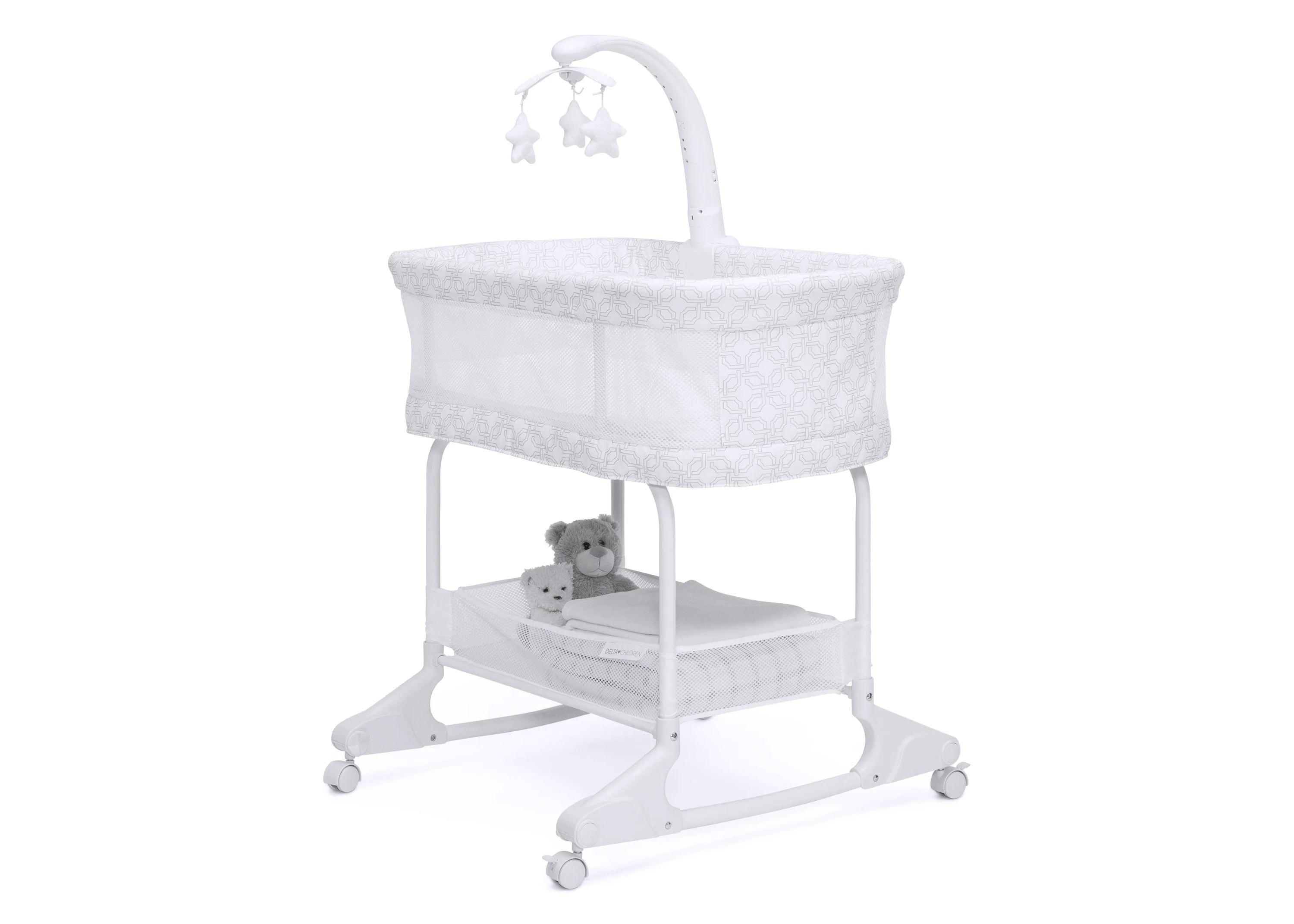 SleepCool Rocking Bassinet with Airflow Mesh - Image 8
