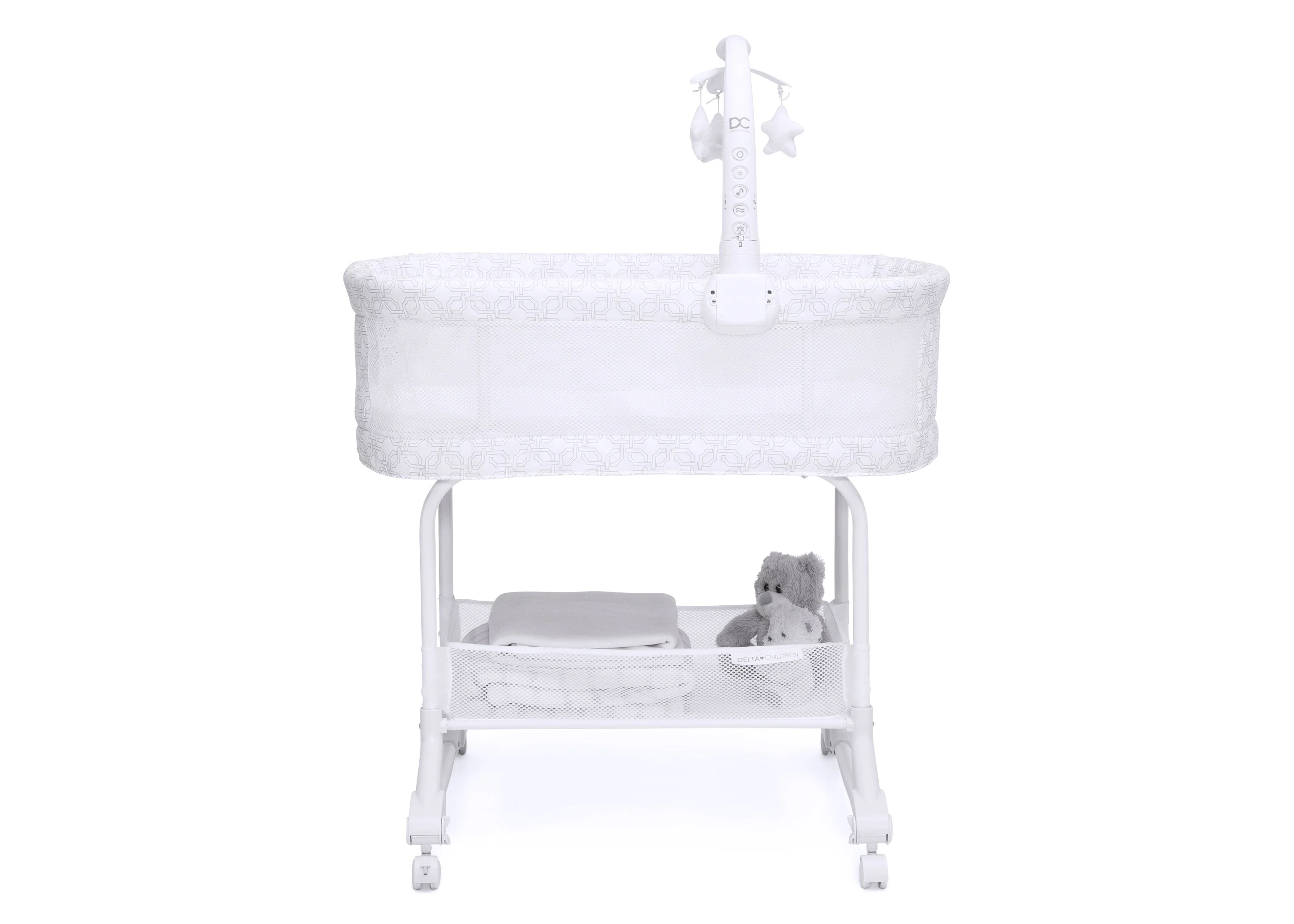 SleepCool Rocking Bassinet with Airflow Mesh - Image 9