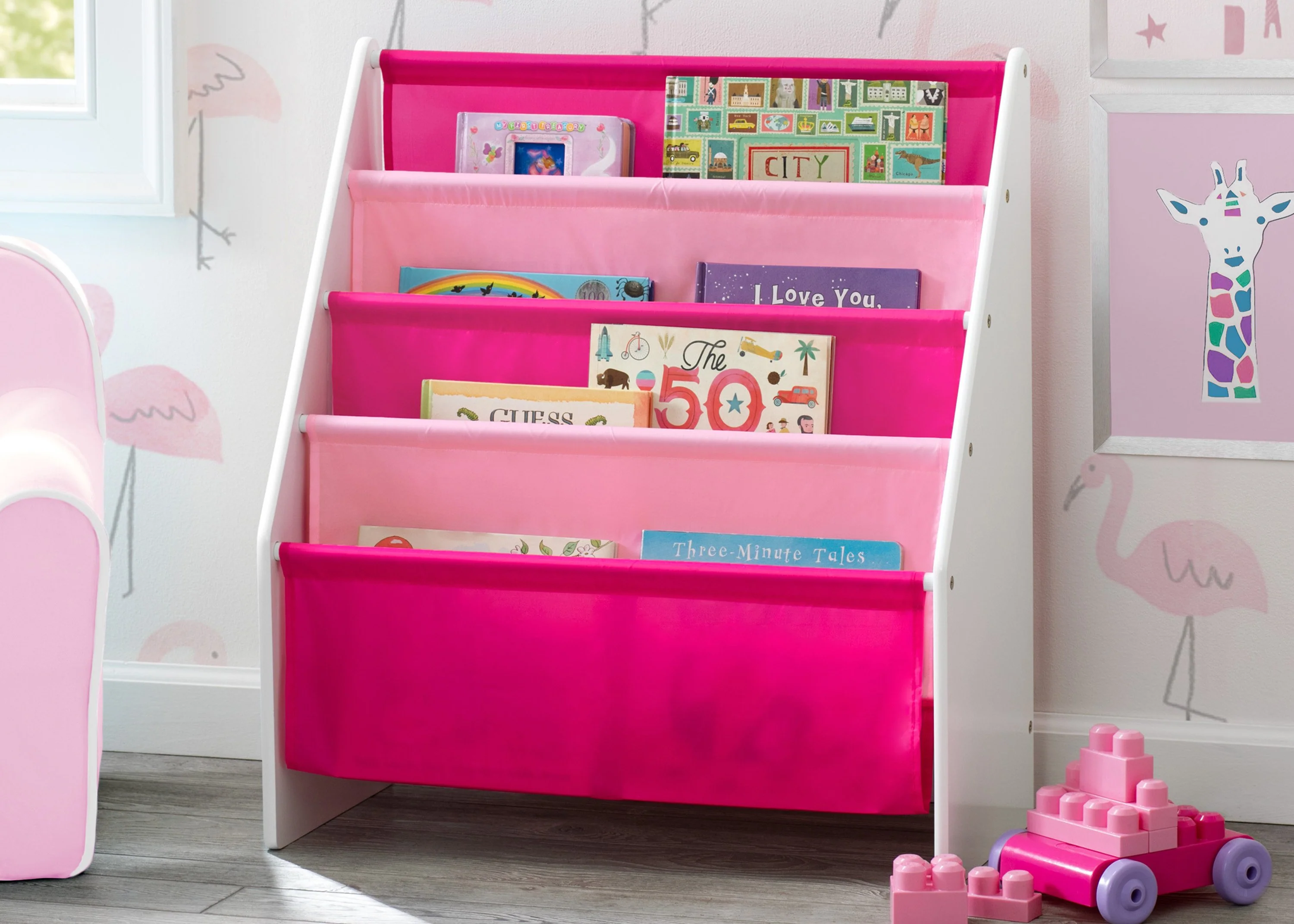 Sling Book Rack Bookshelf for Kids