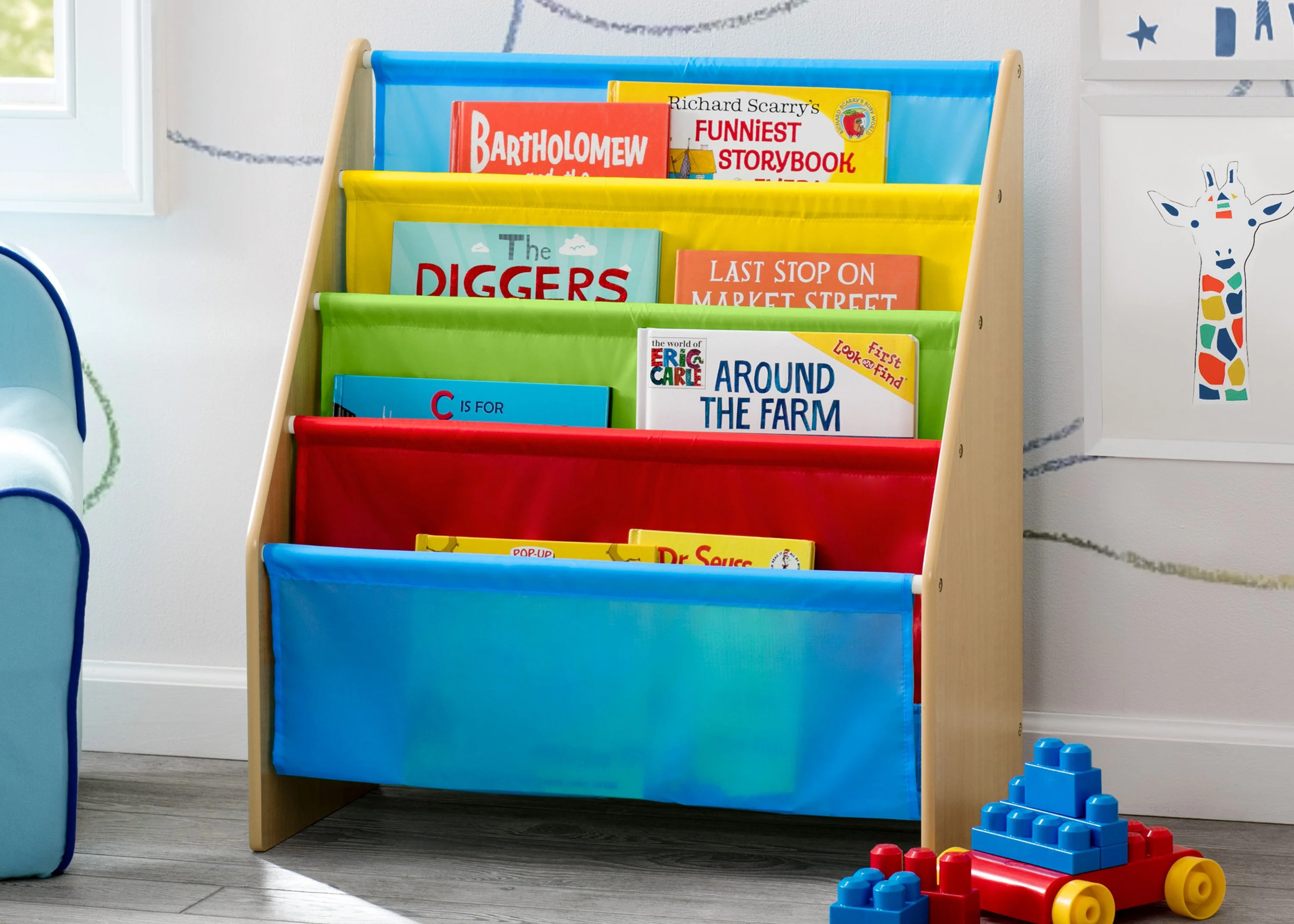 Sling Book Rack Bookshelf for Kids - Image 13
