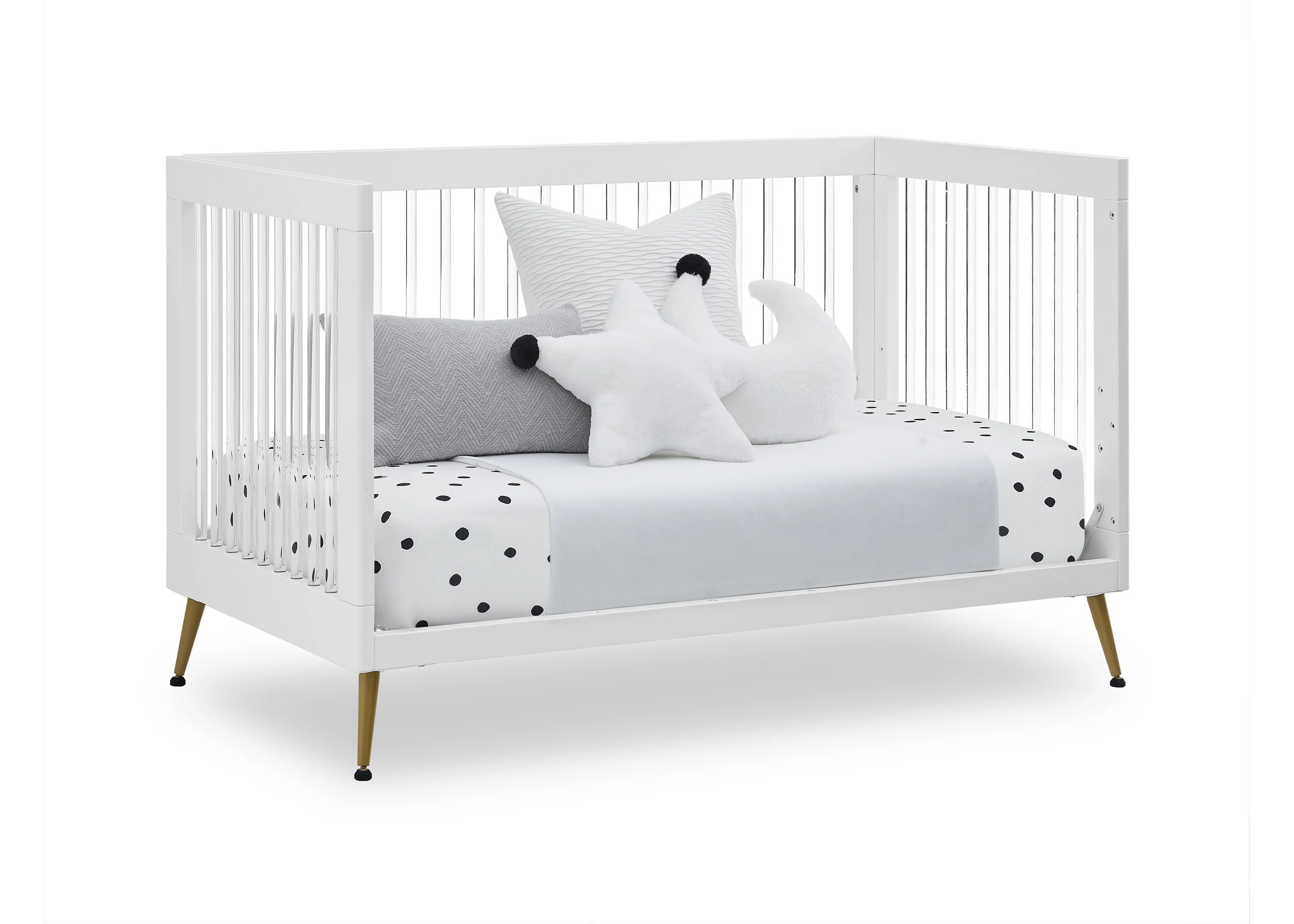 Sloane 4-in-1 Acrylic Convertible Crib - Image 12