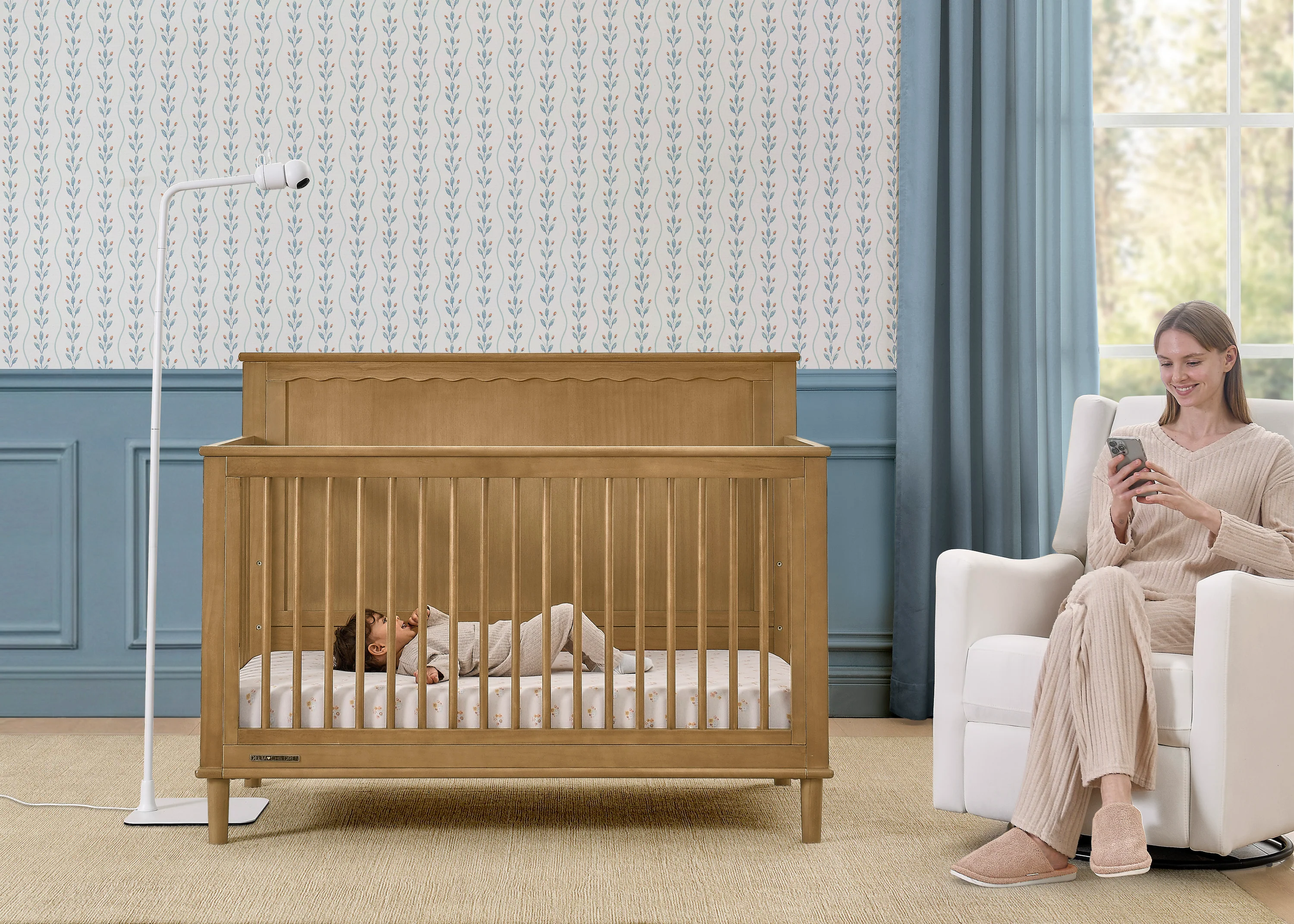 Smart Sleep Baby Monitor with Floor Stand