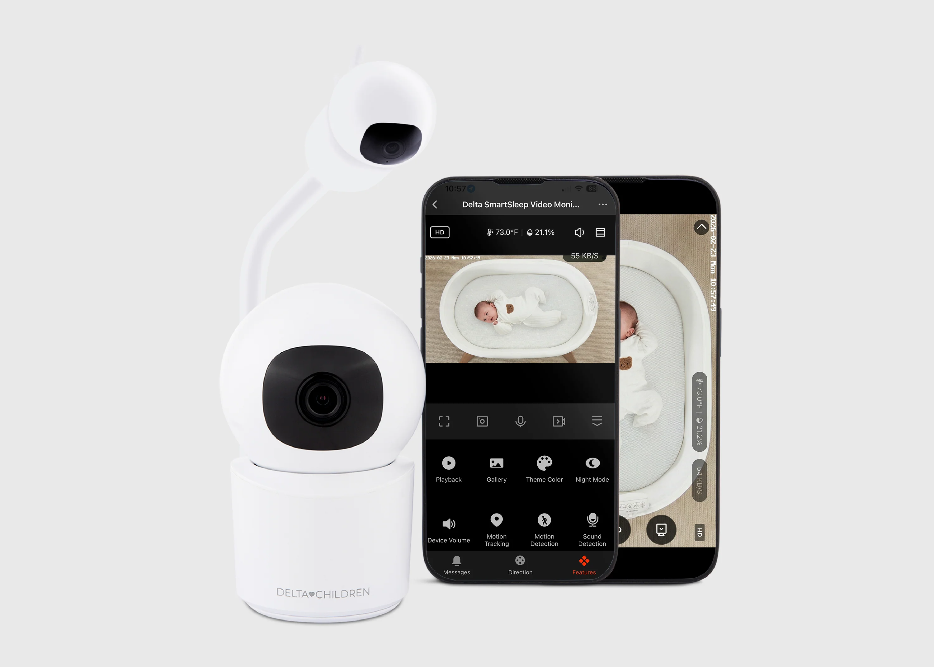 Smart Sleep Baby Monitor with Floor Stand - Image 16