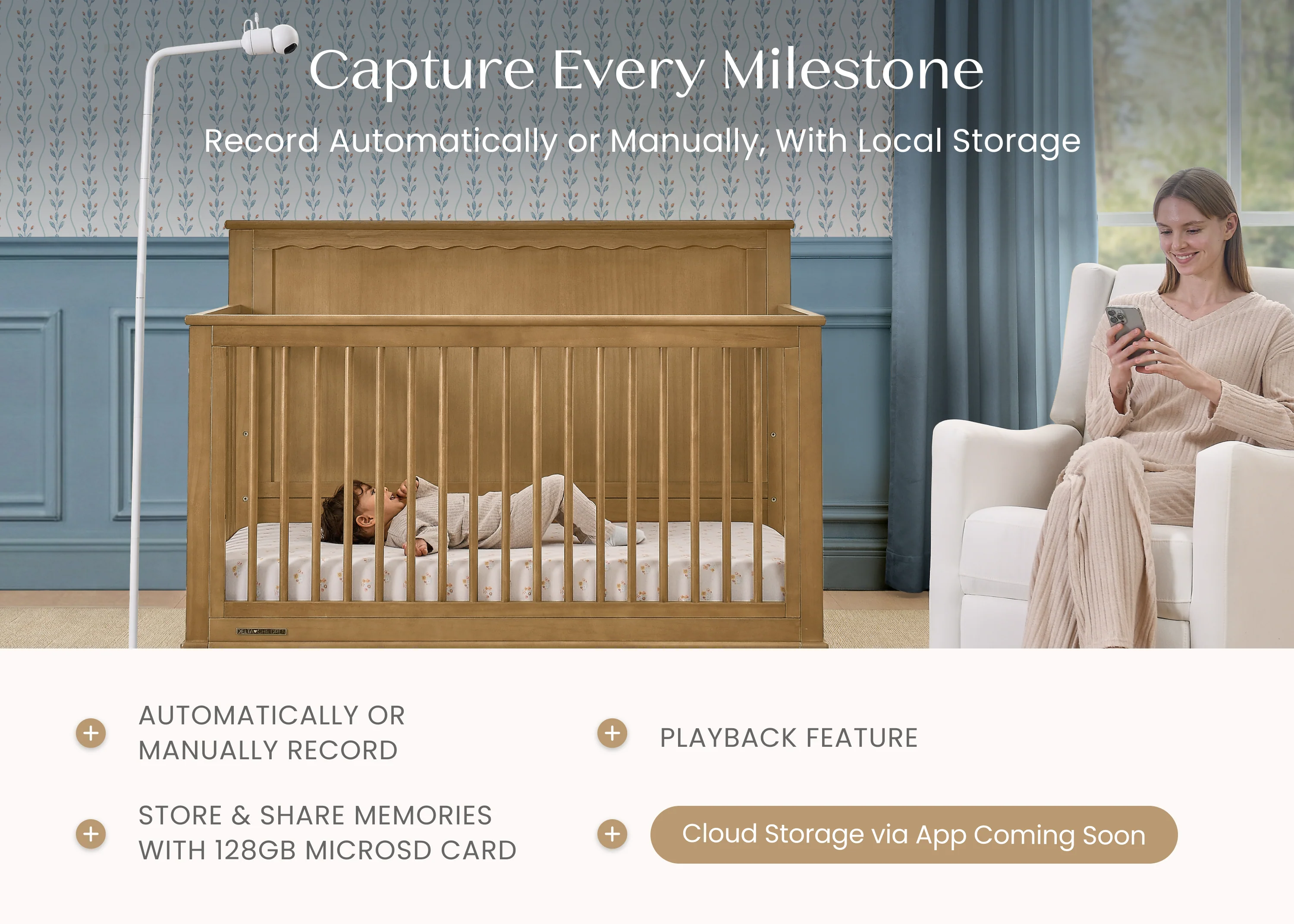 Smart Sleep Baby Monitor with Floor Stand - Image 11