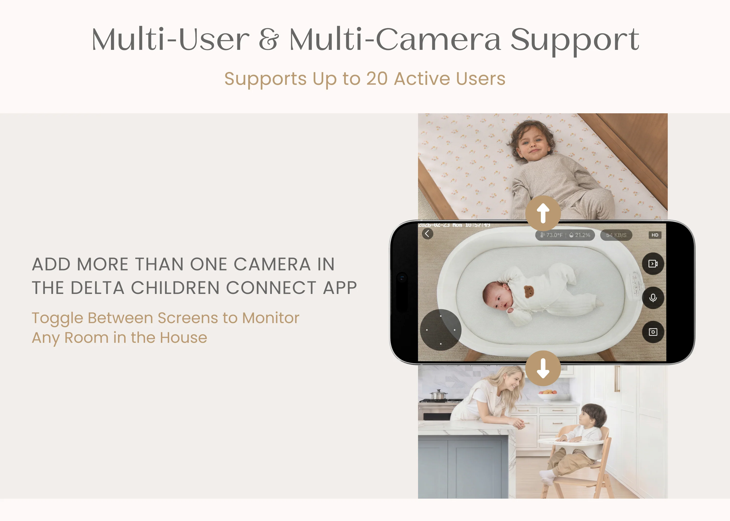 Smart Sleep Baby Monitor with Floor Stand - Image 4