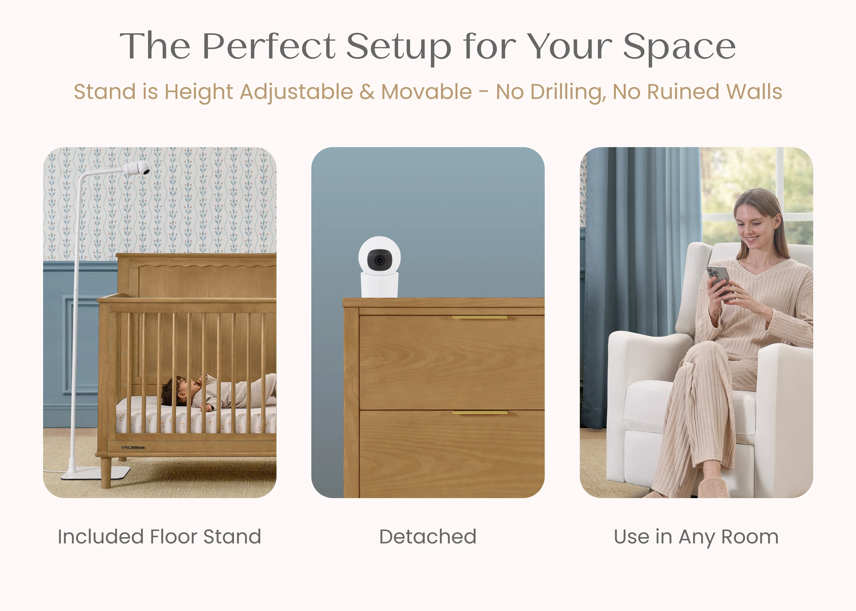Smart Sleep Baby Monitor with Floor Stand - Image 9