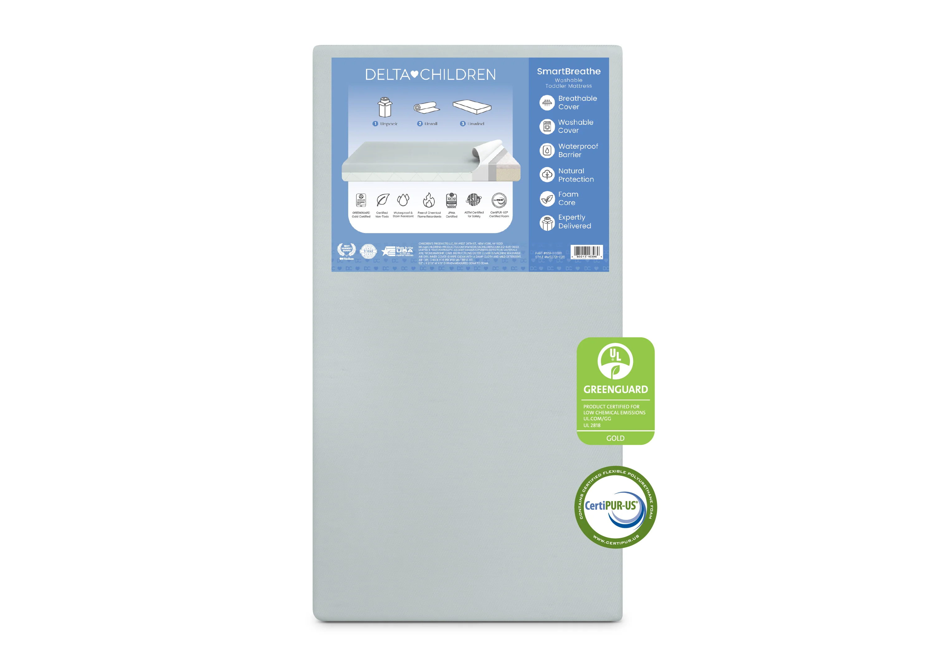 SmartBreathe Washable Toddler Mattress - Image 20