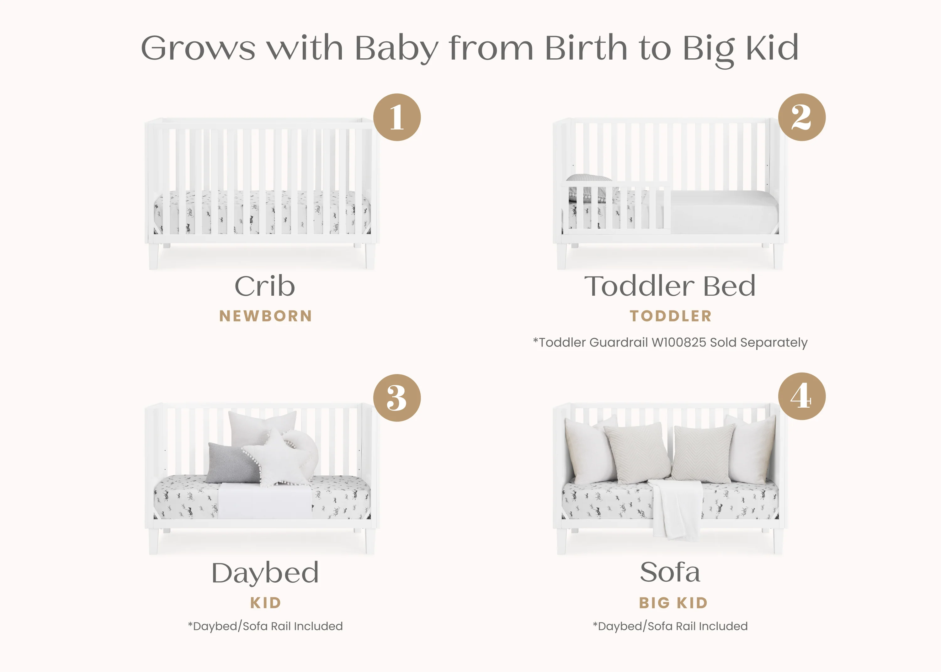 Sonny 4-in-1 Convertible Crib - Image 3