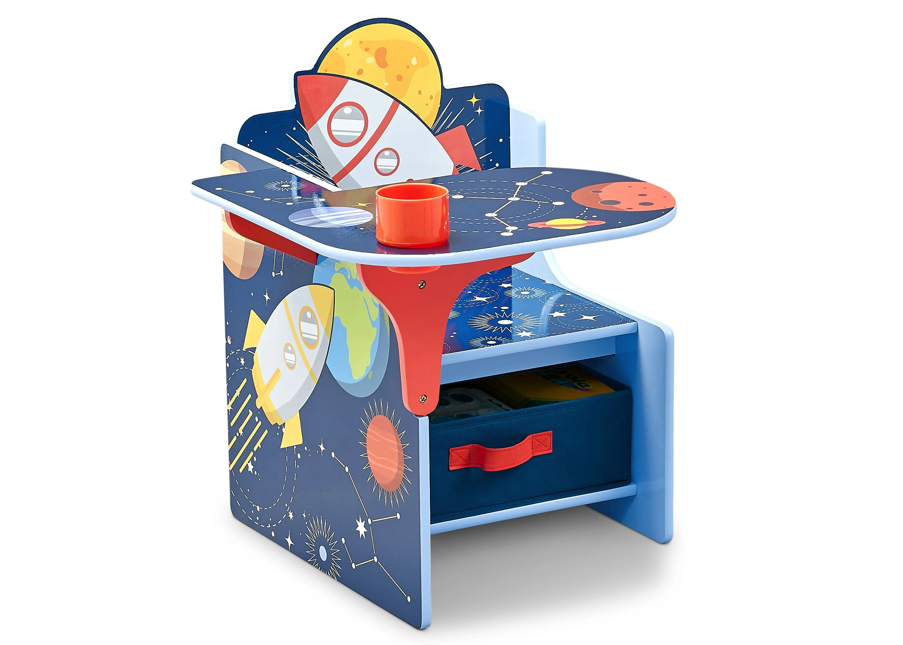 Space Adventures Chair Desk with Storage Bin - Image 2