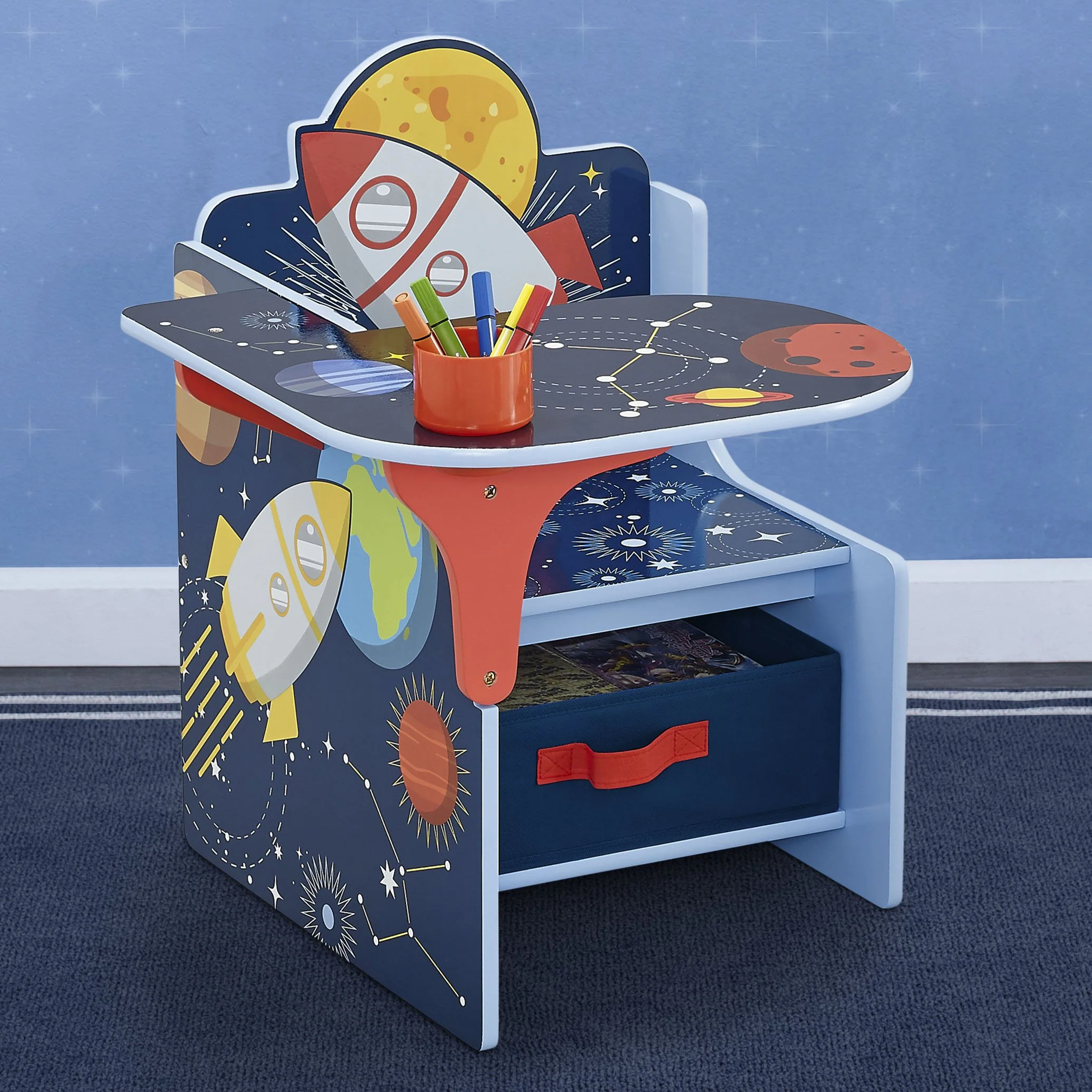Space Adventures Chair Desk with Storage Bin - Image 5
