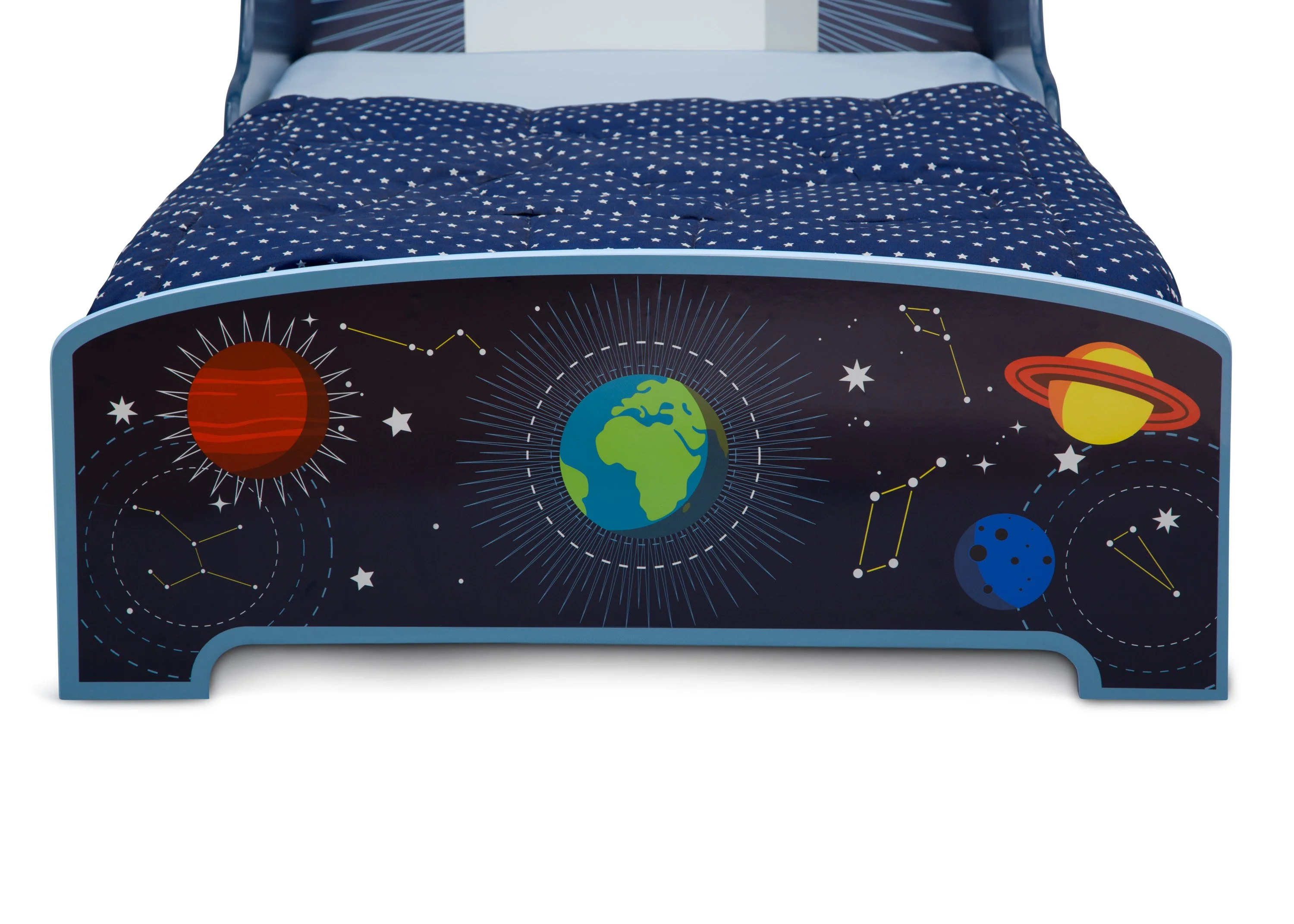 Space Adventures Rocket Ship Wood Toddler Bed - Image 5
