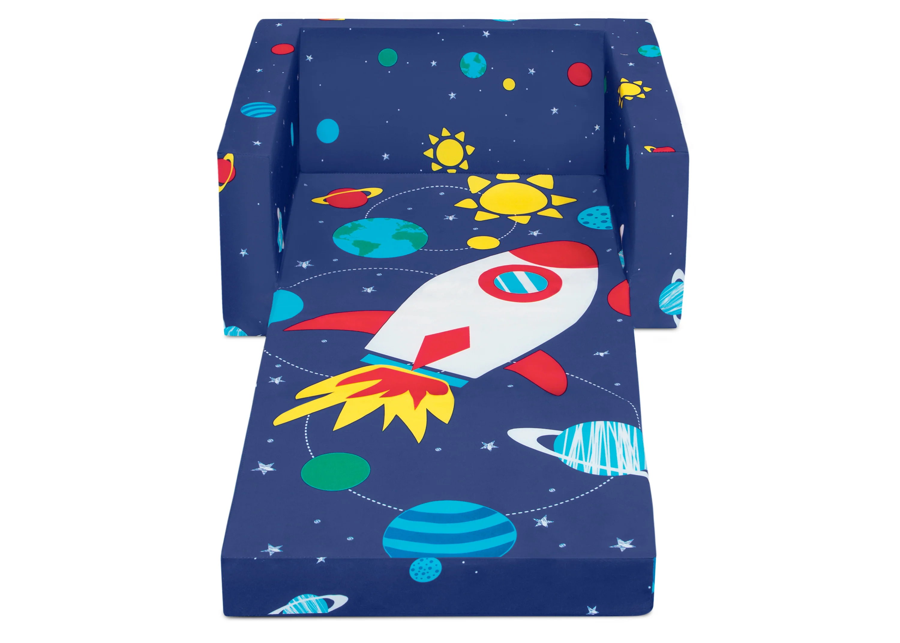 Spaceship Cozee Flip Out Chair - 2-in-1 Convertible Chair to Lounger for Kids - Image 7