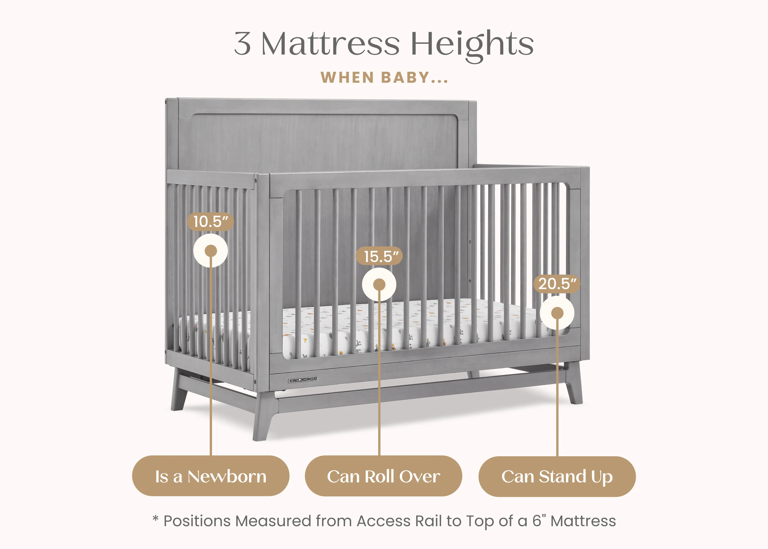 Spencer 6-in-1 Convertible Crib - Image 26