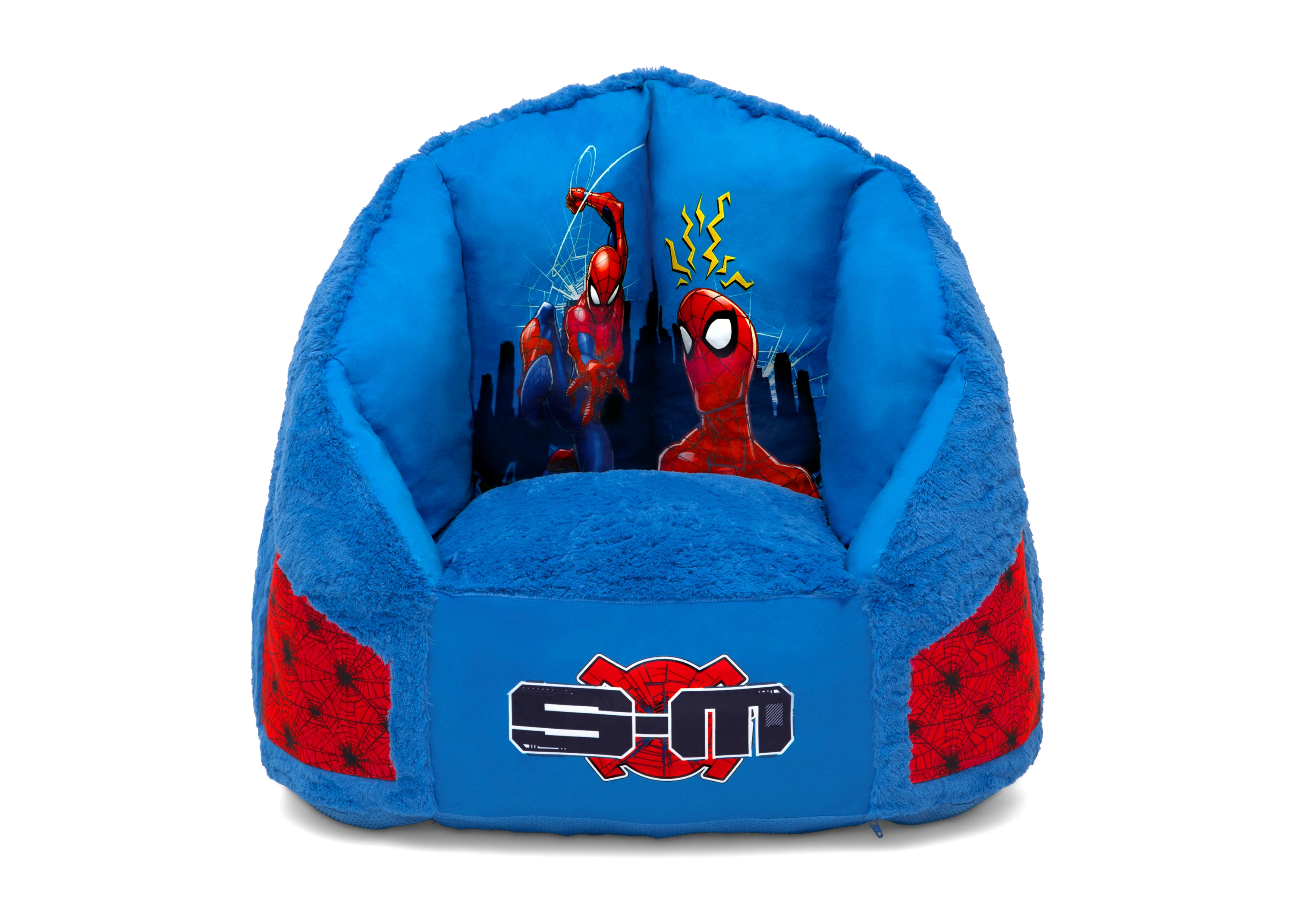 Spider-Man Cozee Fluffy Chair with Memory Foam Seat, Kid Size (For Kids Up To 10 Years Old) - Image 3