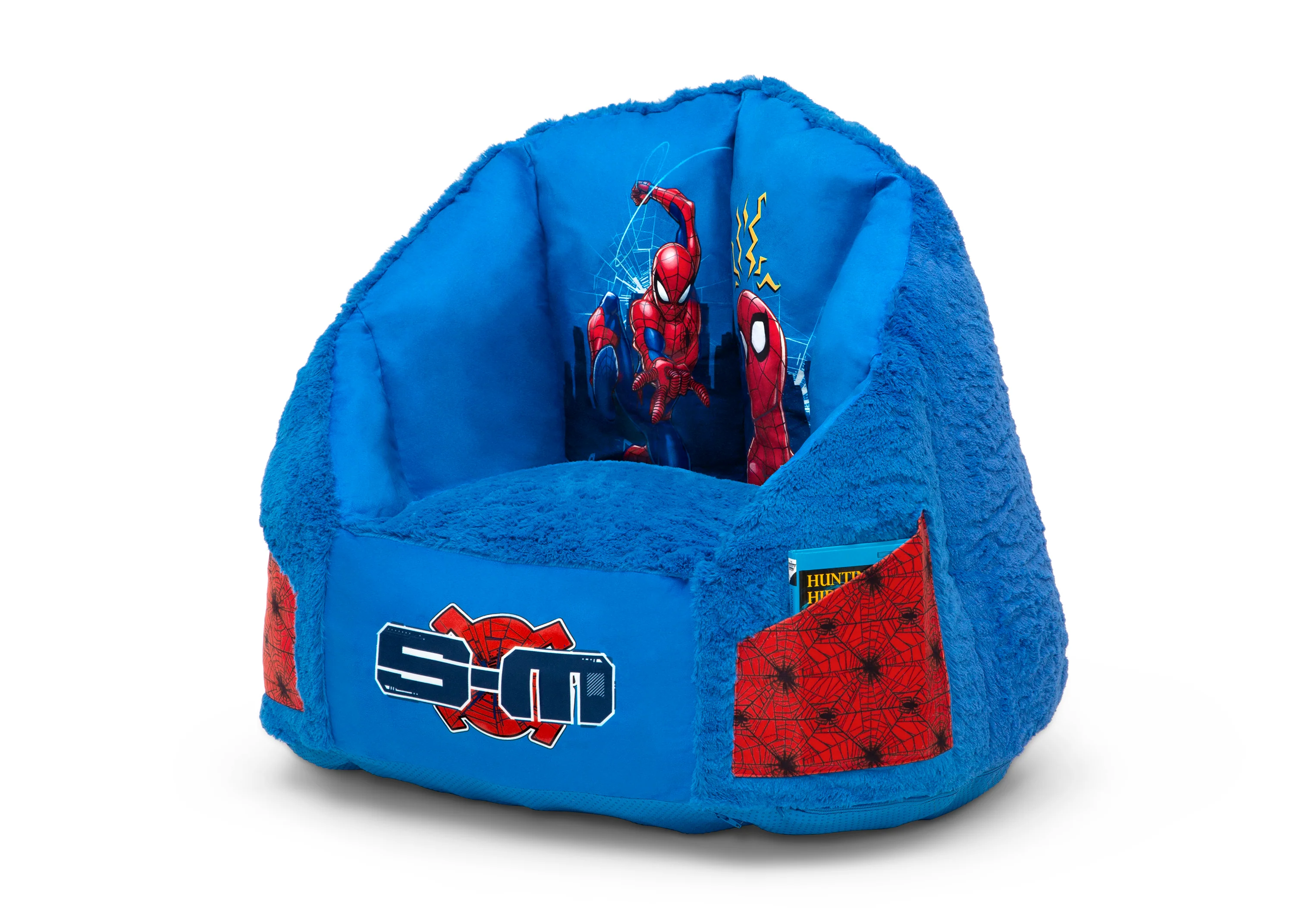 Spider-Man Cozee Fluffy Chair with Memory Foam Seat, Kid Size (For Kids Up To 10 Years Old) - Image 5