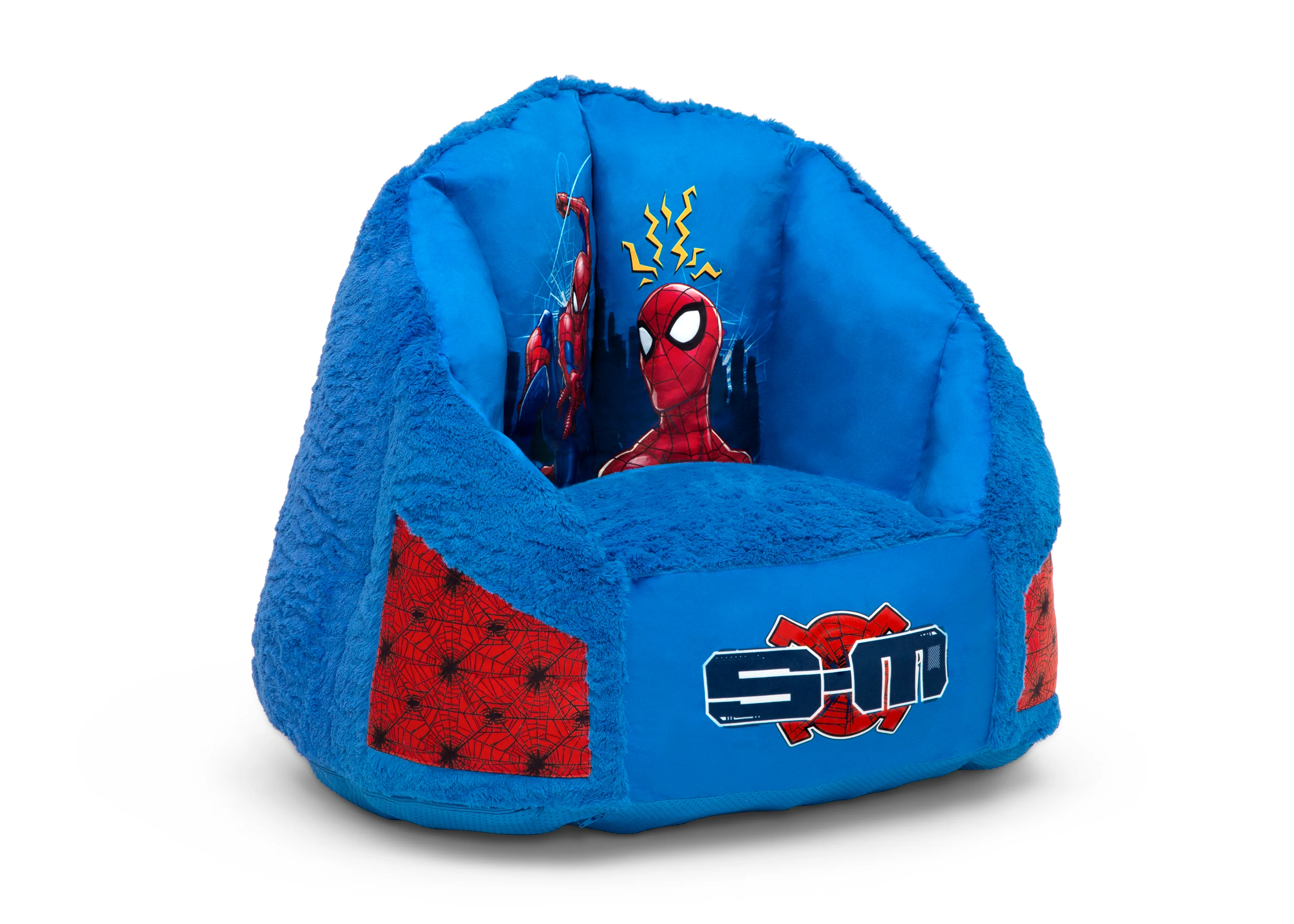 Spider-Man Cozee Fluffy Chair with Memory Foam Seat, Kid Size (For Kids Up To 10 Years Old) - Image 6