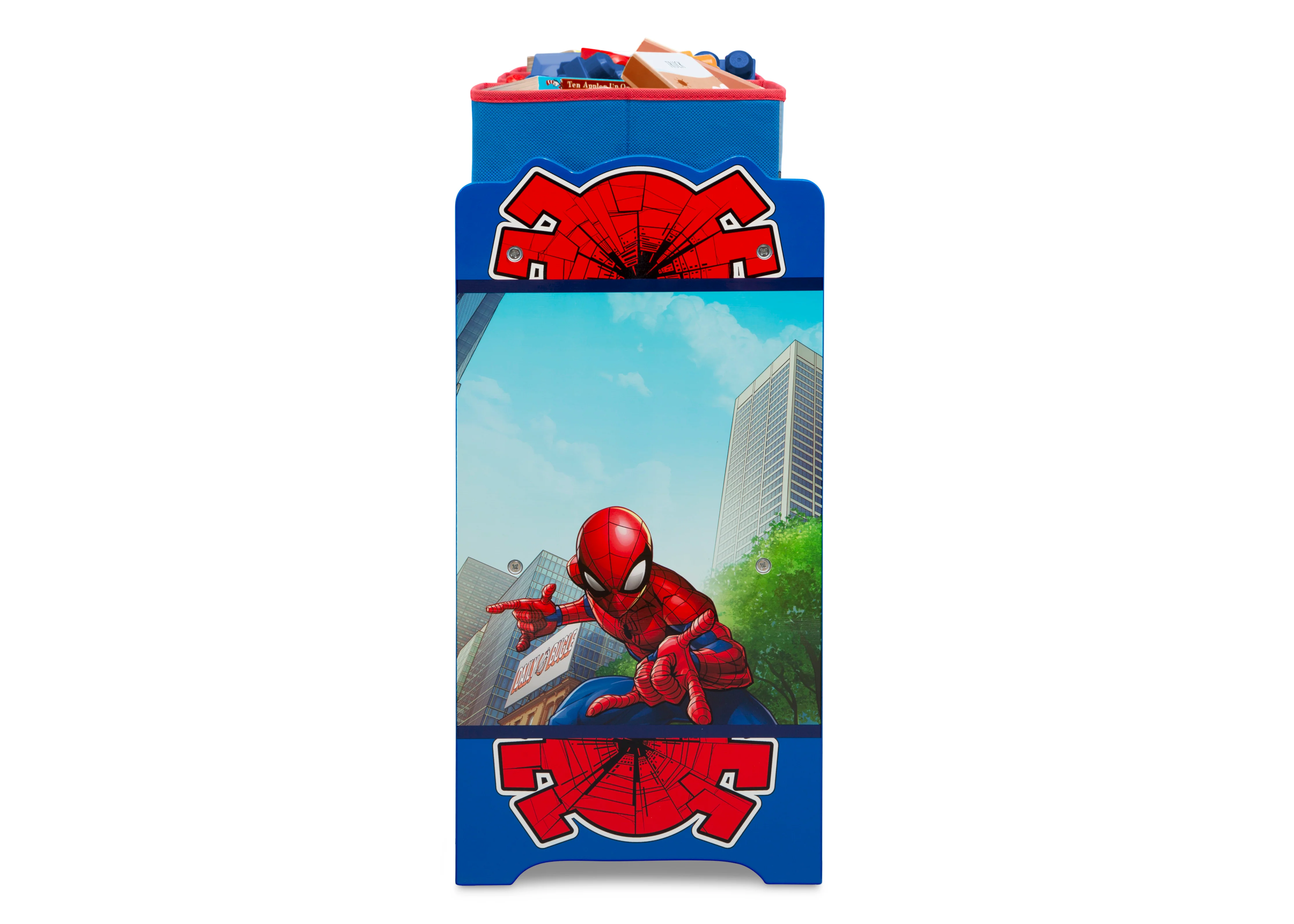 Spider-Man Deluxe 9 Bin Design and Store Toy Organizer - Image 5