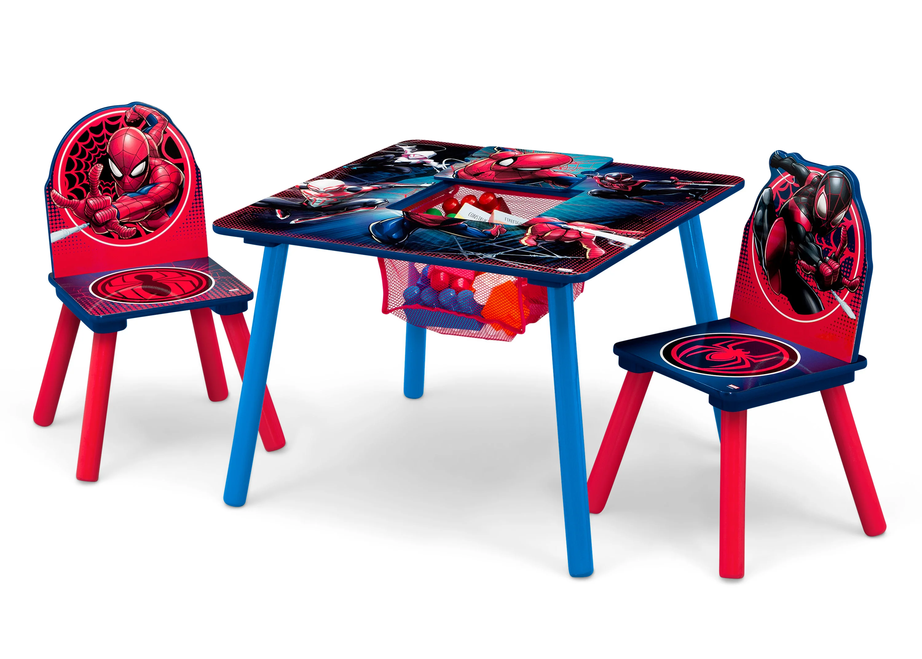 Spider-Man Table and Chair Set With Storage - Image 4
