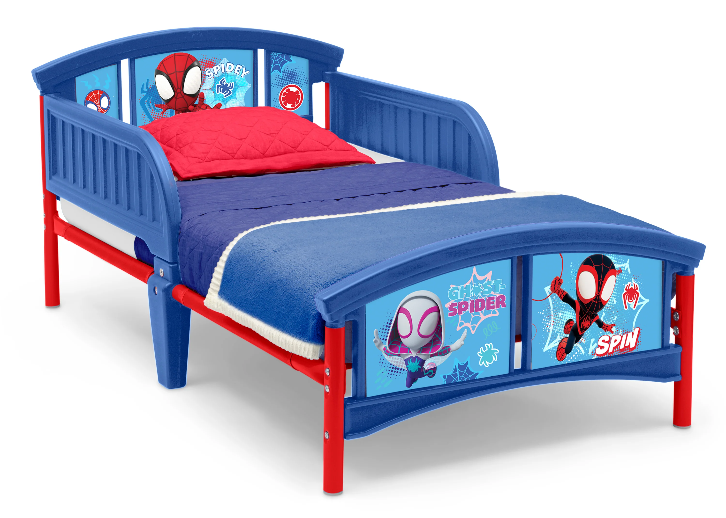 Spidey and His Amazing Friends Plastic Toddler Bed - Image 4