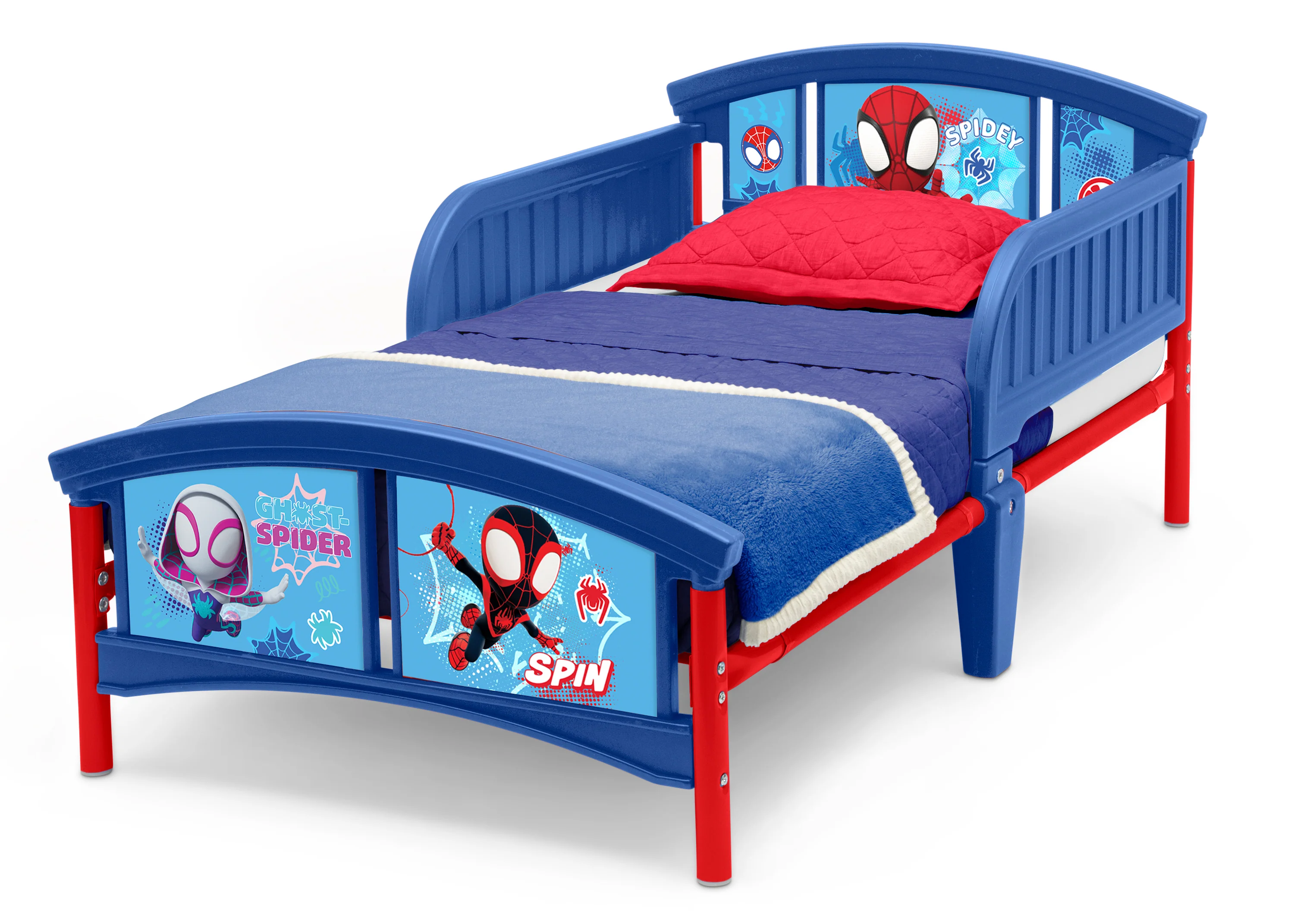 Spidey and His Amazing Friends Plastic Toddler Bed - Image 5