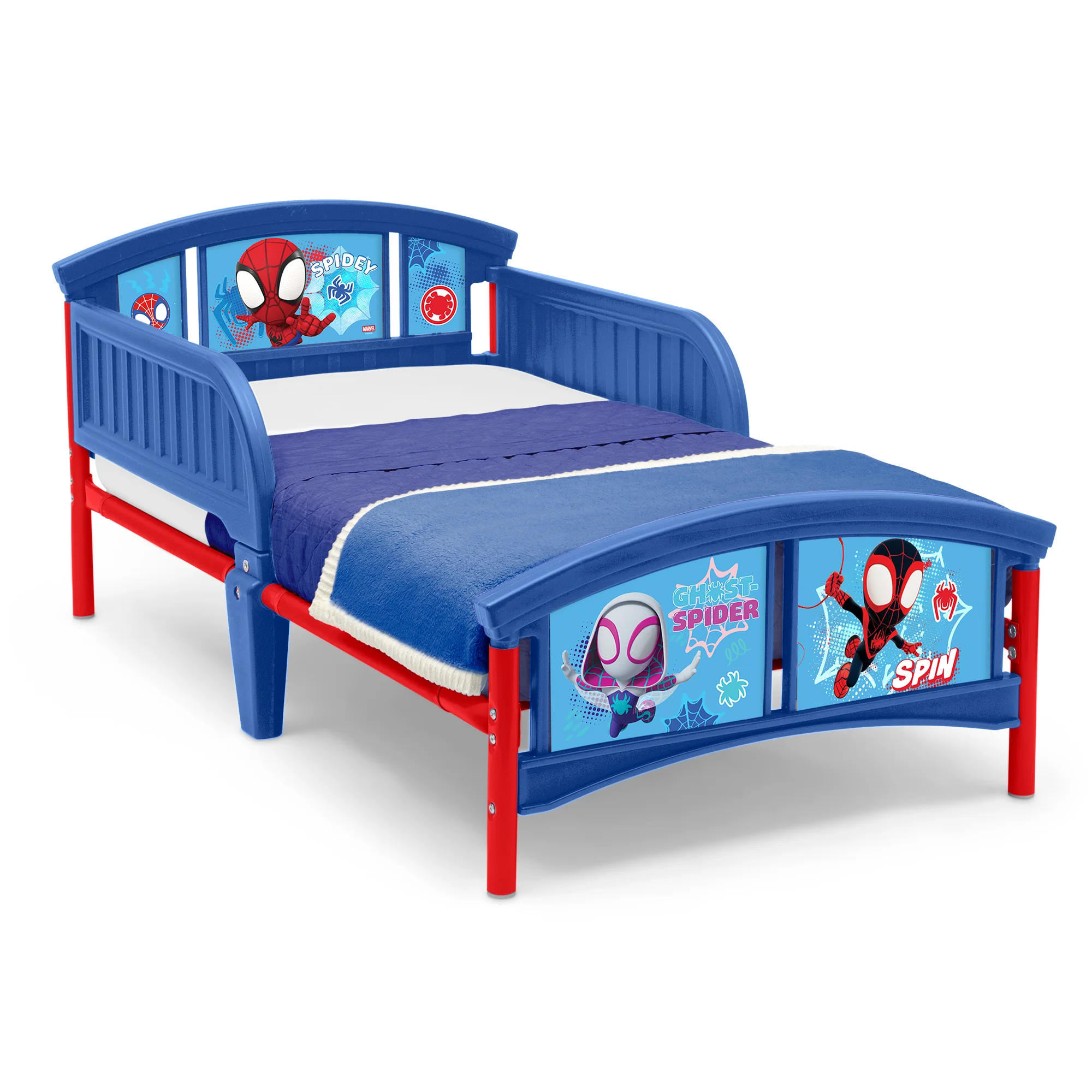 Spidey and His Amazing Friends Plastic Toddler Bed - Image 6
