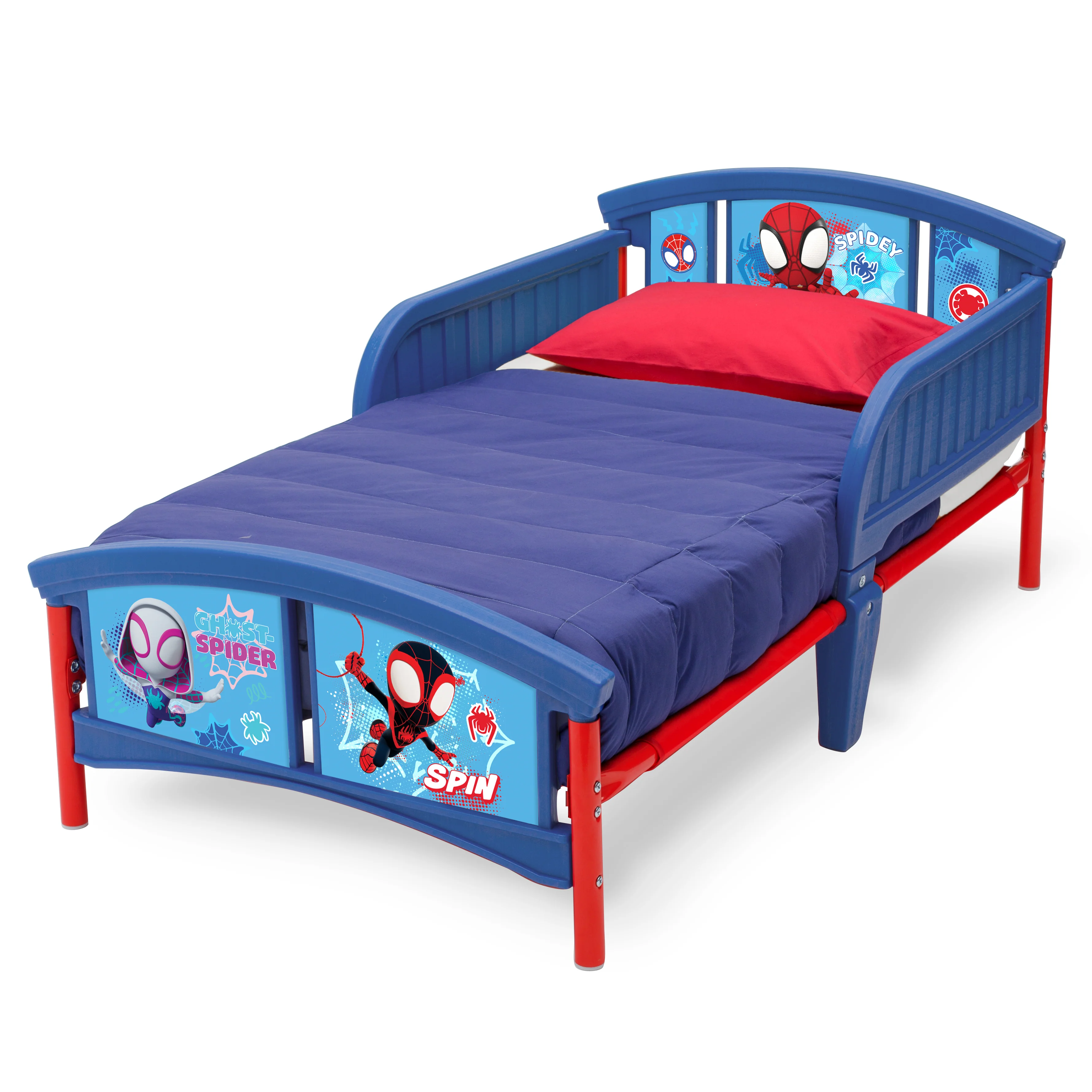 Spidey and His Amazing Friends Plastic Toddler Bed - Image 7