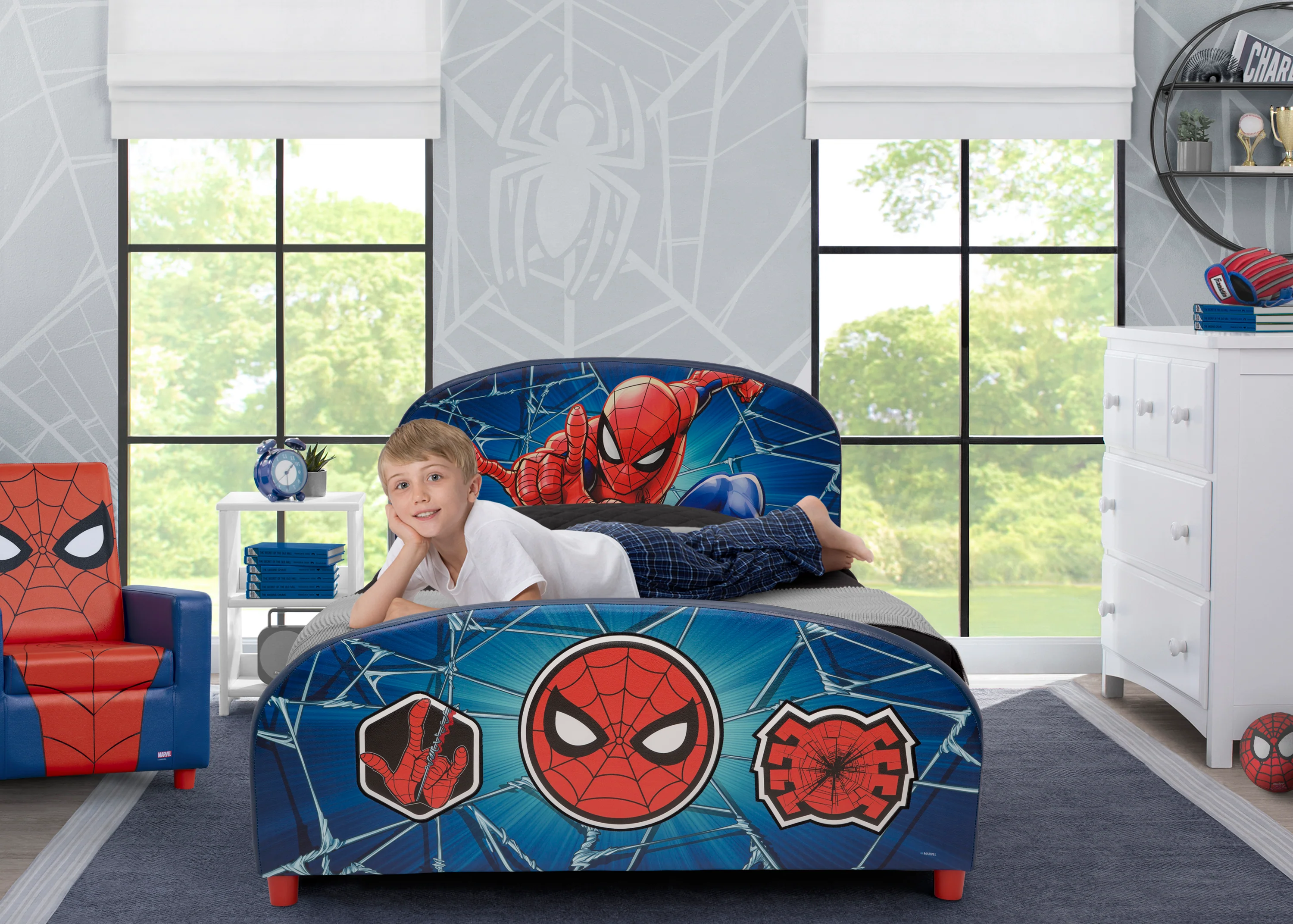 Spider-Man Upholstered Twin Bed - Image 4