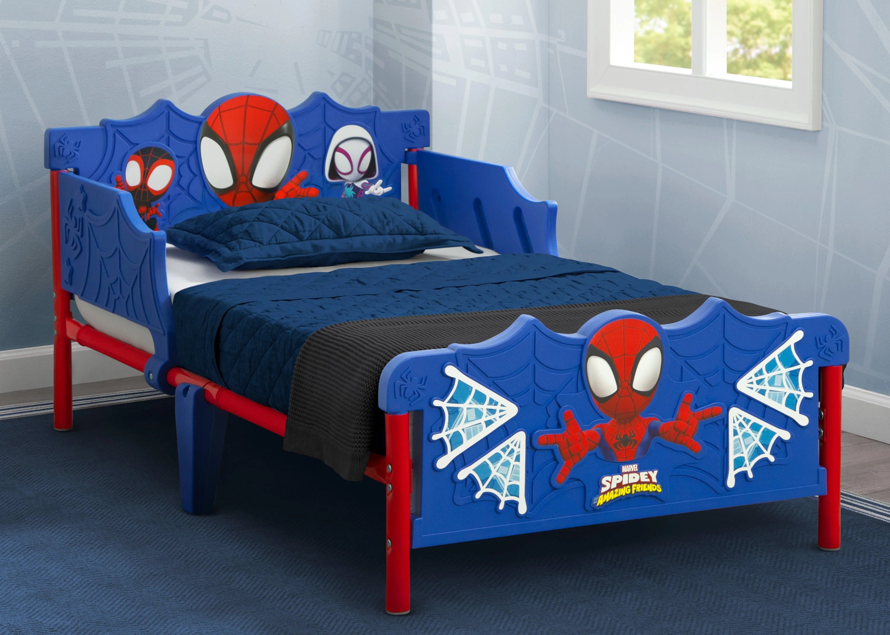 Spidey and His Amazing Friends 3D Toddler Bed