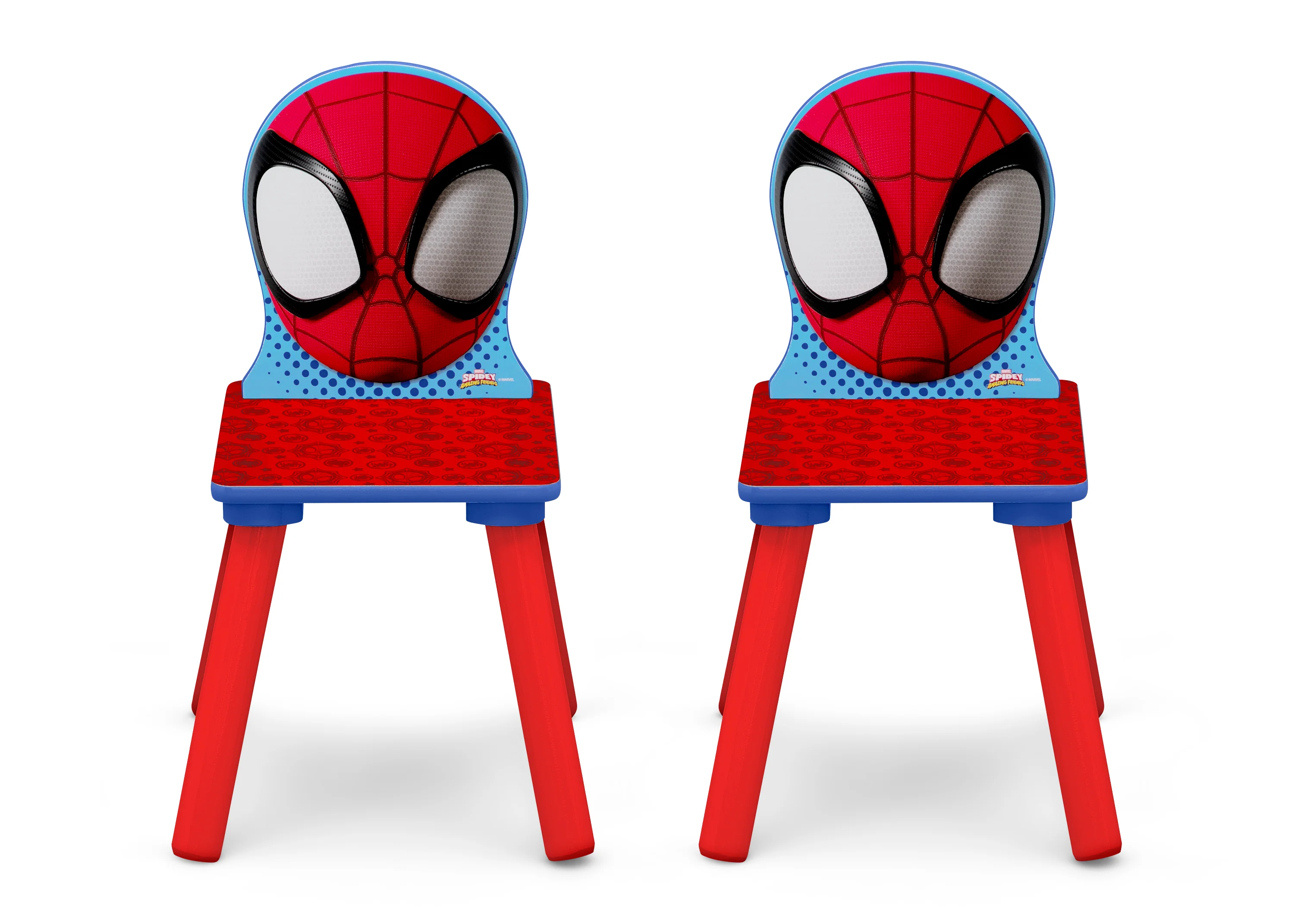 Spidey and His Amazing Friends 4-Piece Toddler Playroom Set – Includes Play Table and 6 Bin Toy Organizer - Image 8
