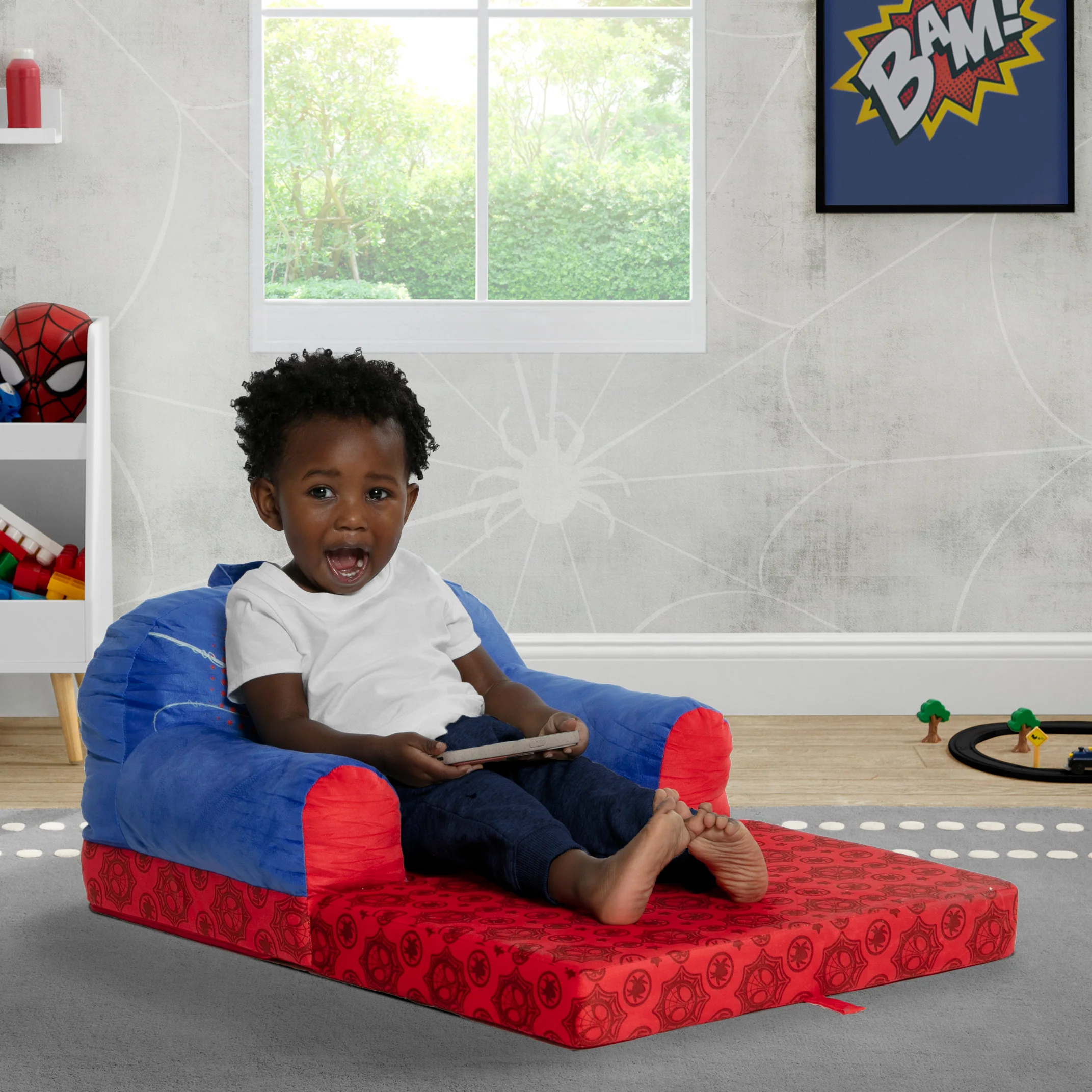 Spidey and His Amazing Friends Cozee Buddy Flip-Out Chair - Image 10