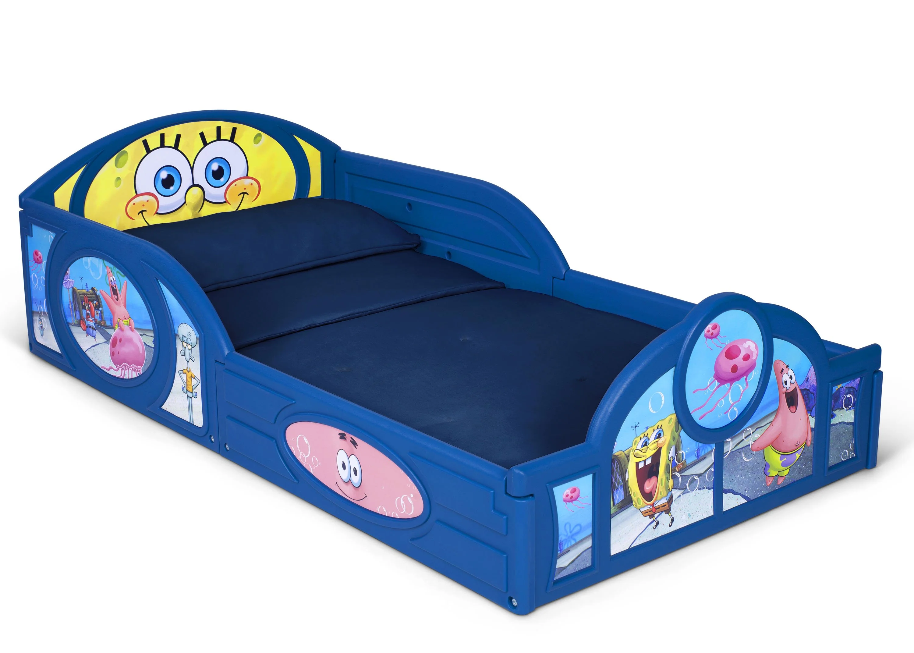 SpongeBob SquarePants Plastic Sleep and Play Toddler Bed - Image 3