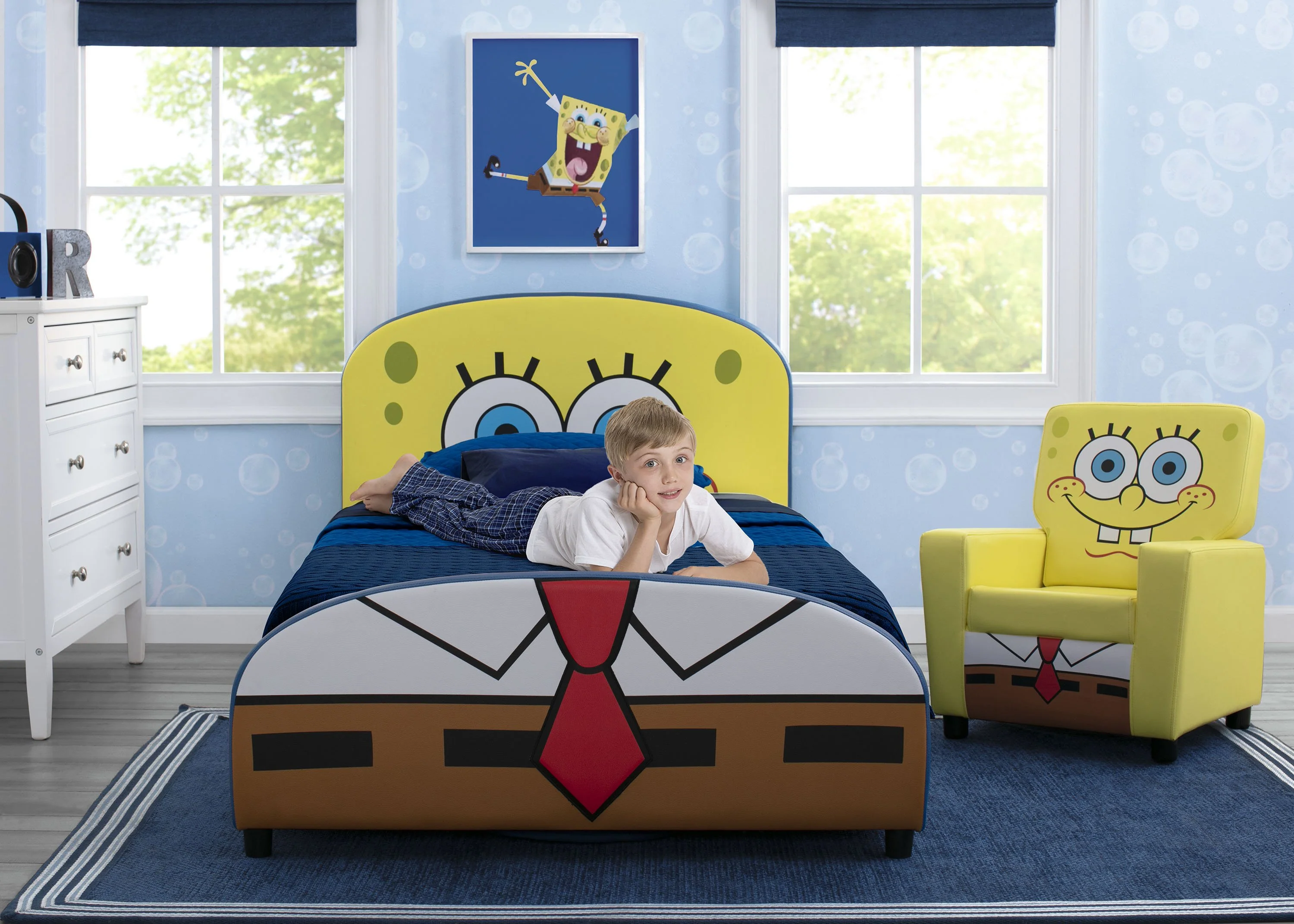 SpongeBob SquarePants Upholstered Twin Bed - Image 2