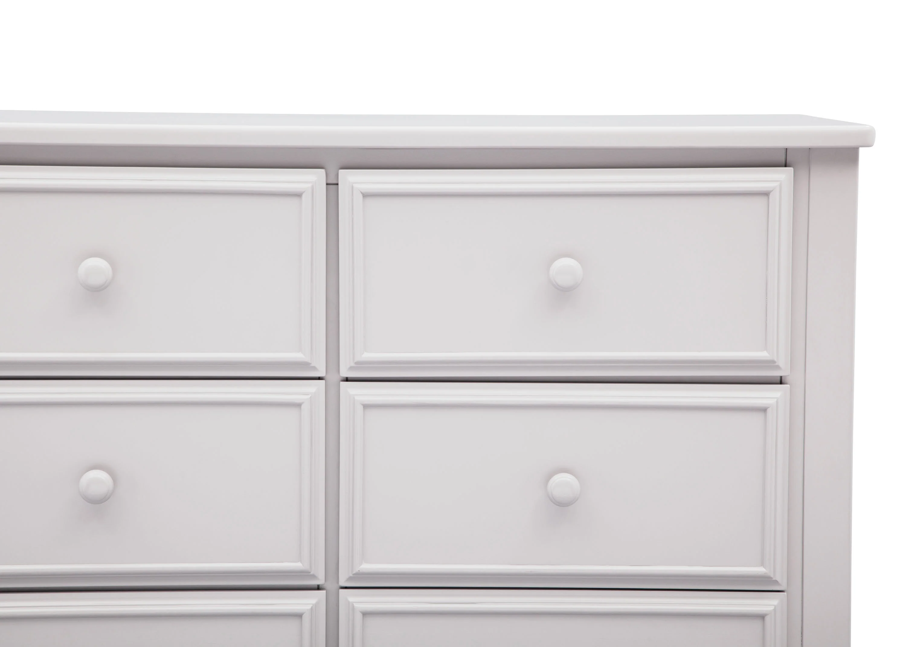 Summit 6 Drawer Dresser with Interlocking Drawers - Image 5