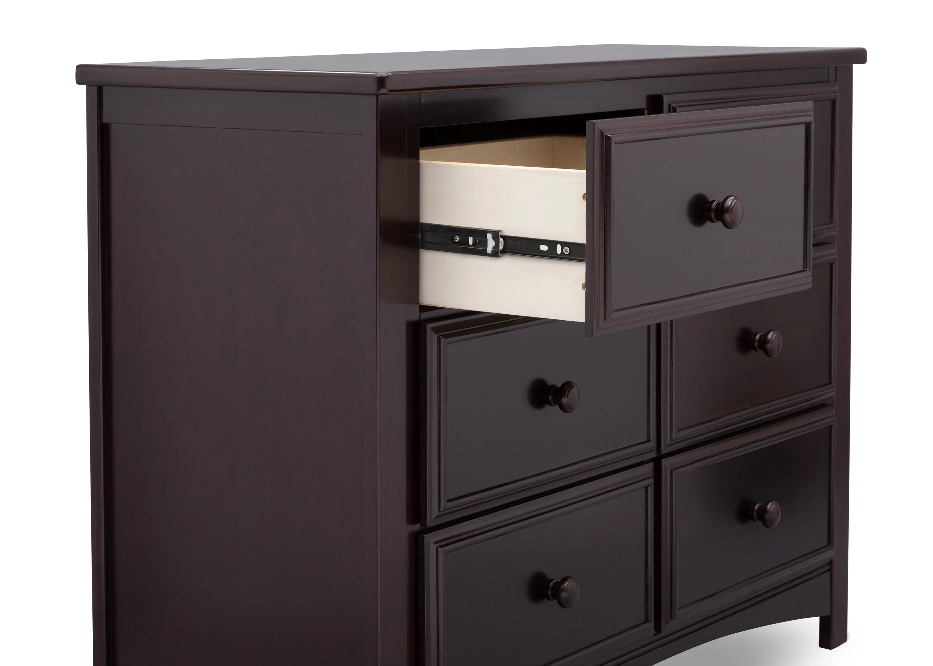 Summit 6 Drawer Dresser with Interlocking Drawers - Image 9
