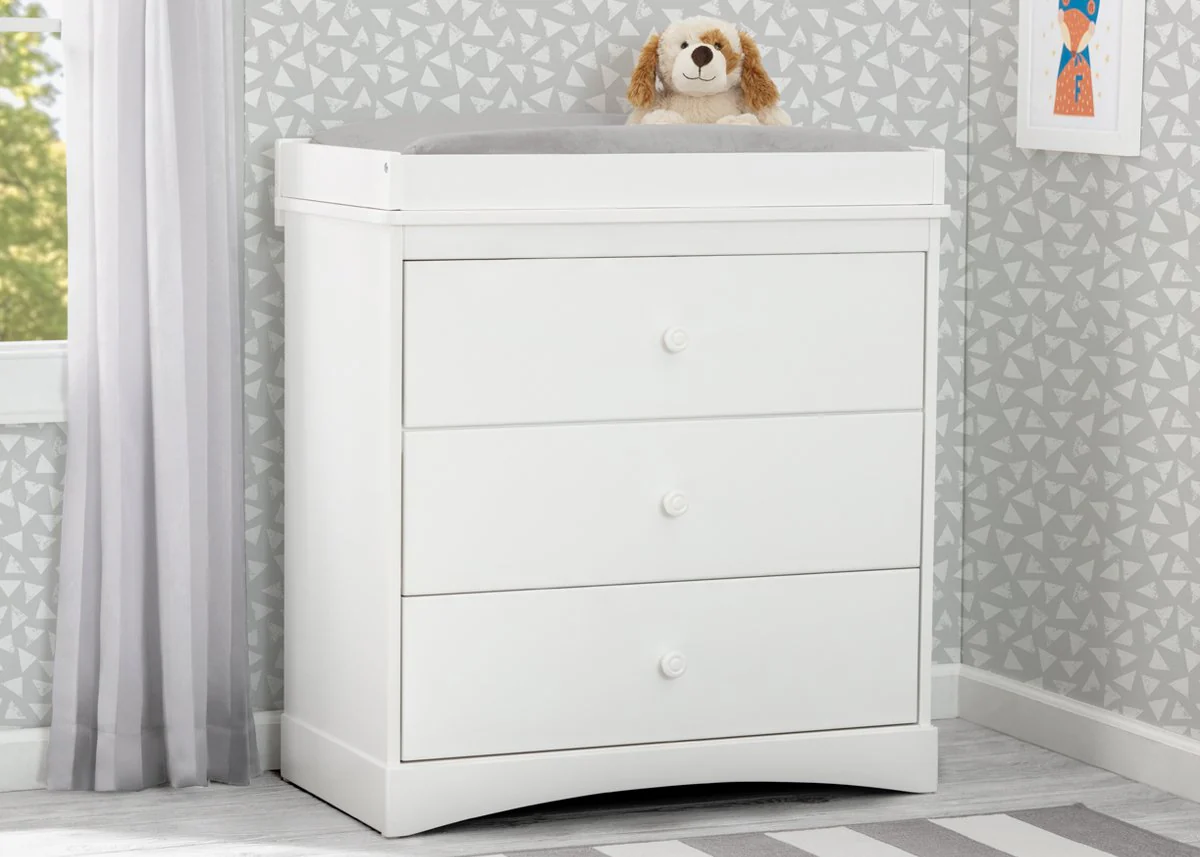 Sutton 3 Drawer Dresser with Changing Top - Image 7