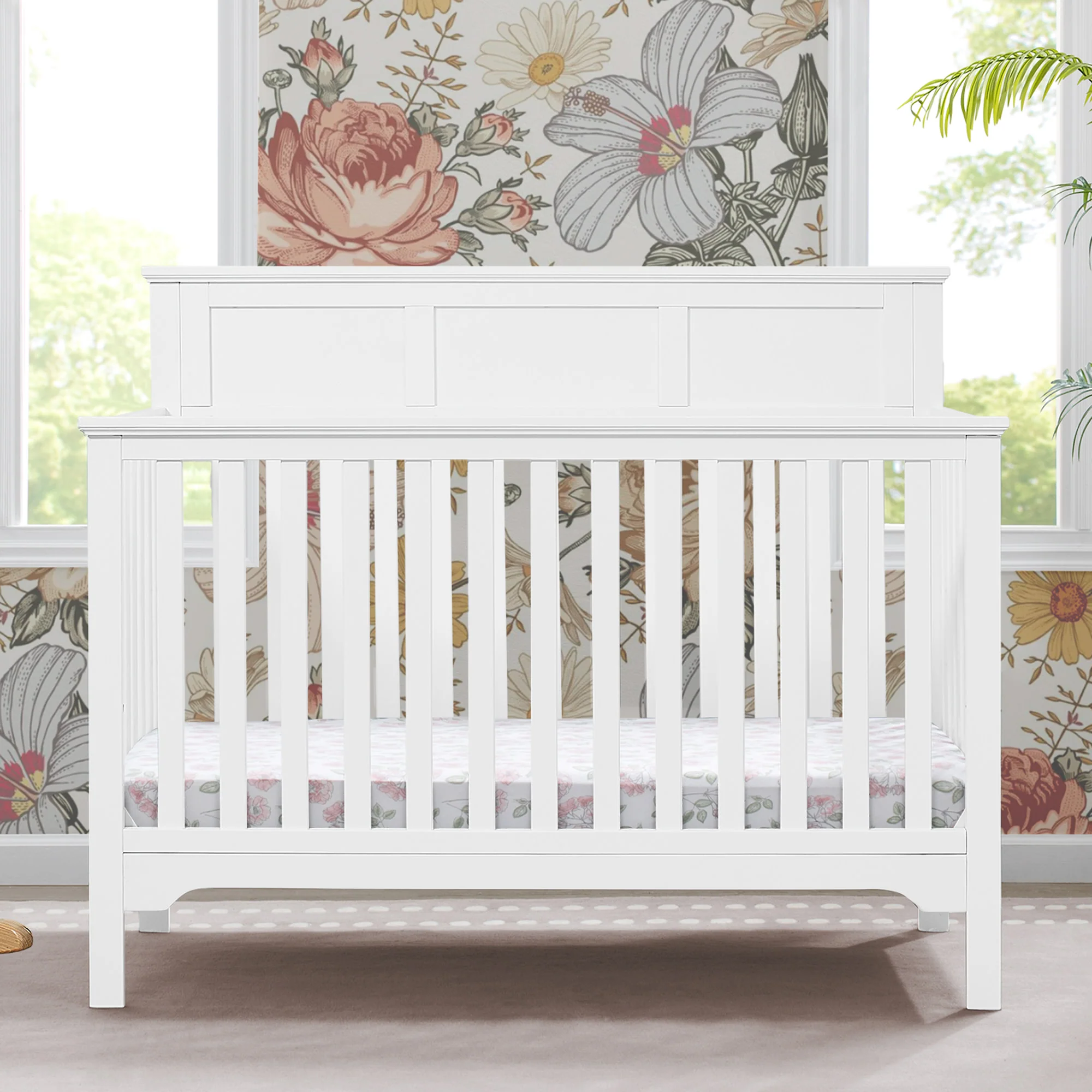 Sweet Beginnings Hart Flat Top 6-in-1 Convertible Crib - Image 18