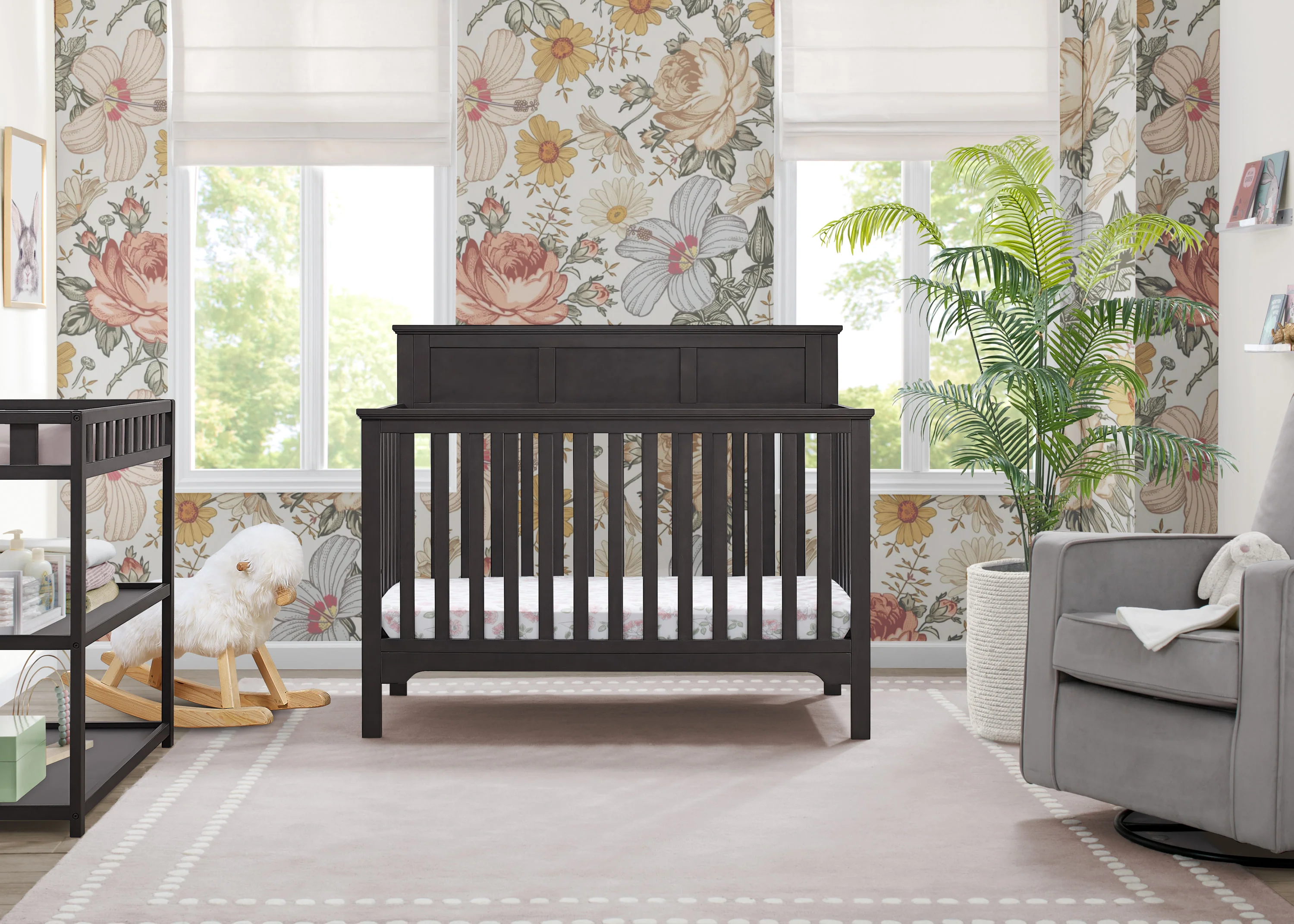 Sweet Beginnings Hart Flat Top 6-in-1 Convertible Crib - Image 19