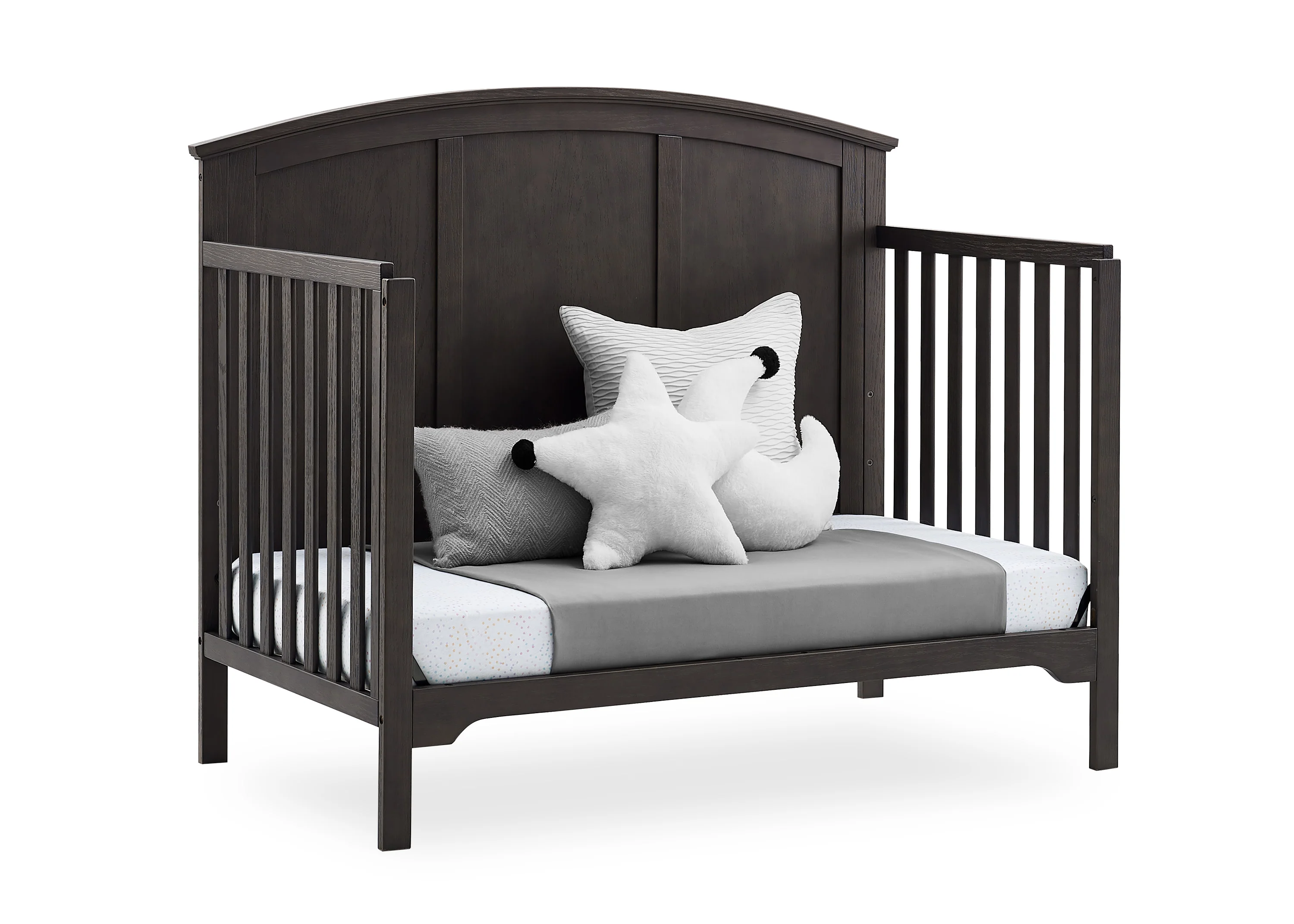 Sweet Beginnings Sage Curve Top 6-in-1 Convertible Crib - Image 14
