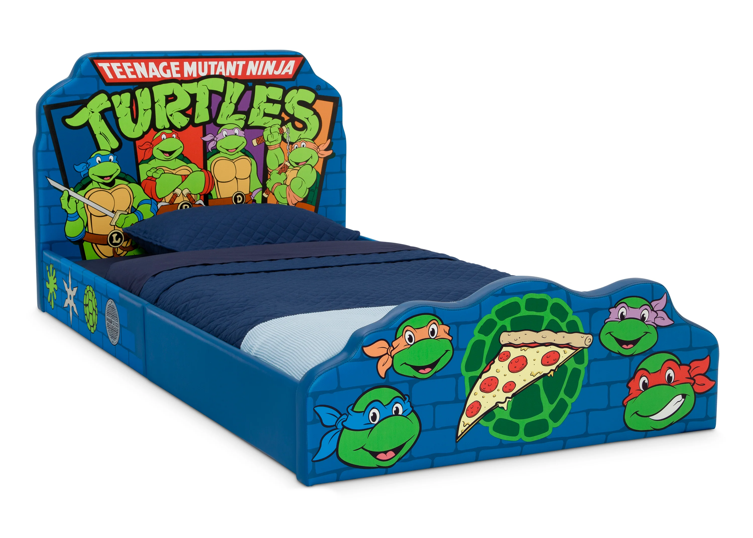 Teenage Mutant Ninja Turtles Upholstered Twin Bed - Image 2