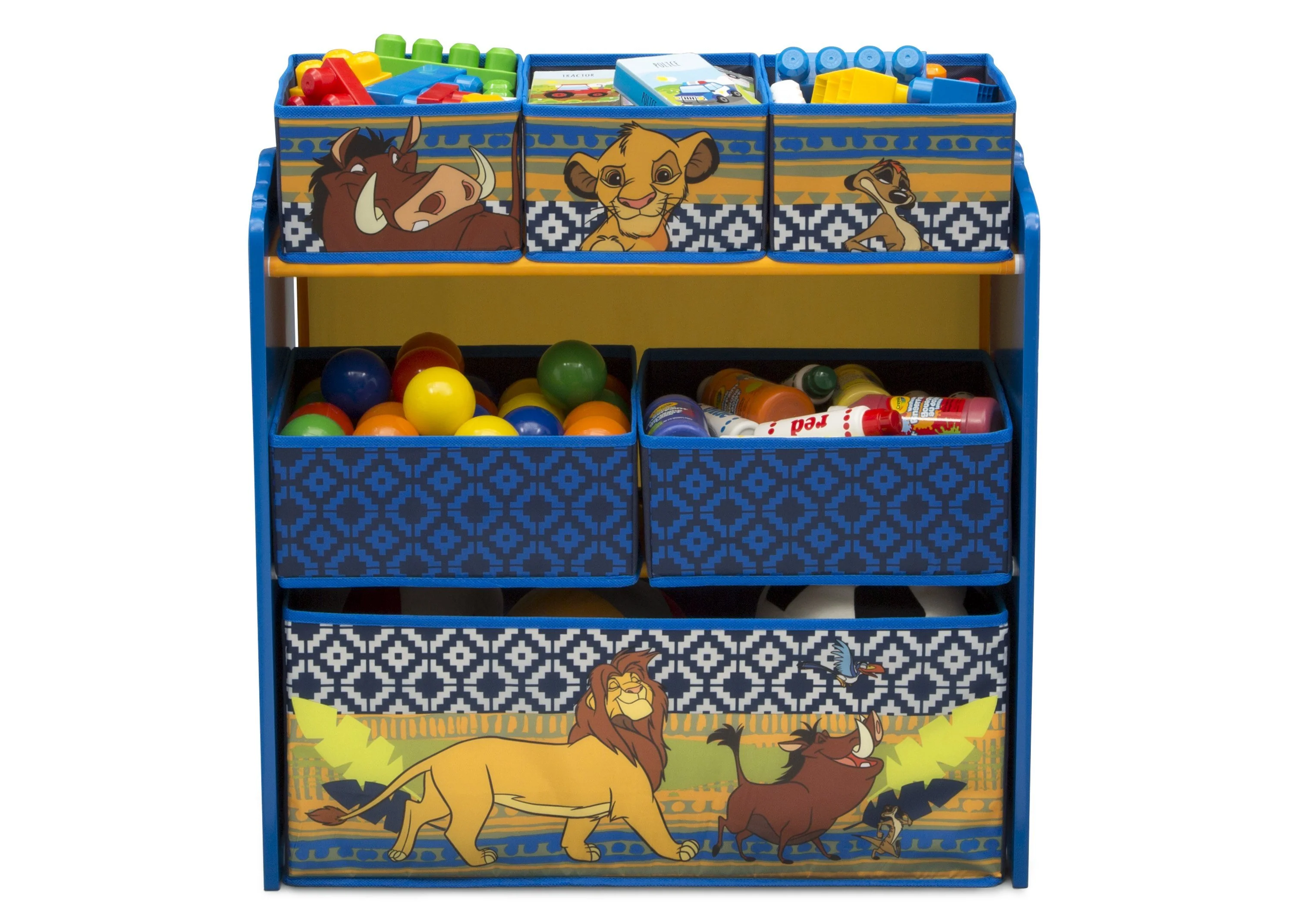 The Lion King 6-Bin Design & Store Toy Storage Organizer - Image 2