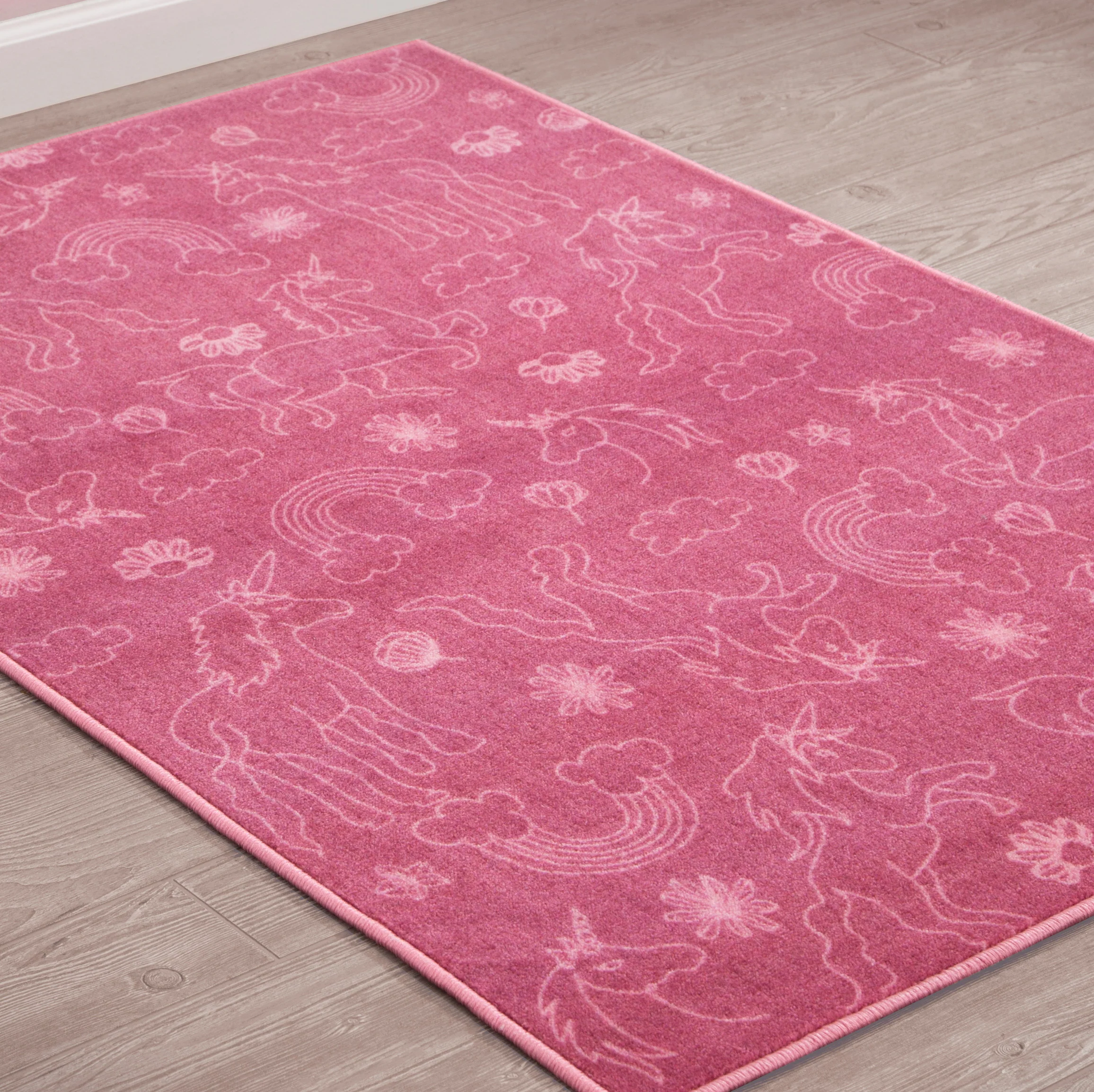 Unicorn Rectangle Area Rug for Kids, 39-Inch x 59-Inch - Image 5
