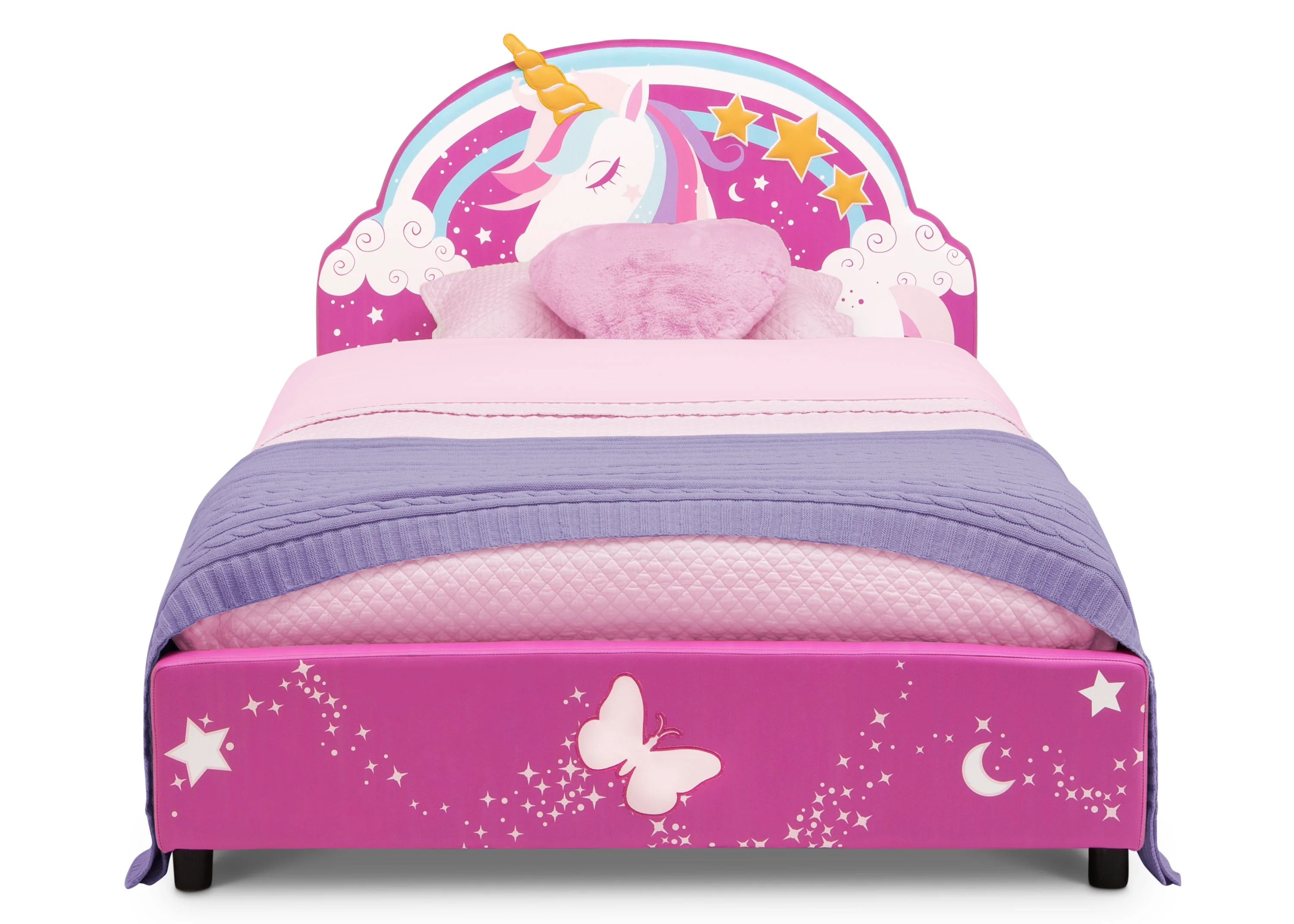 Unicorn Upholstered Twin Bed - Image 3