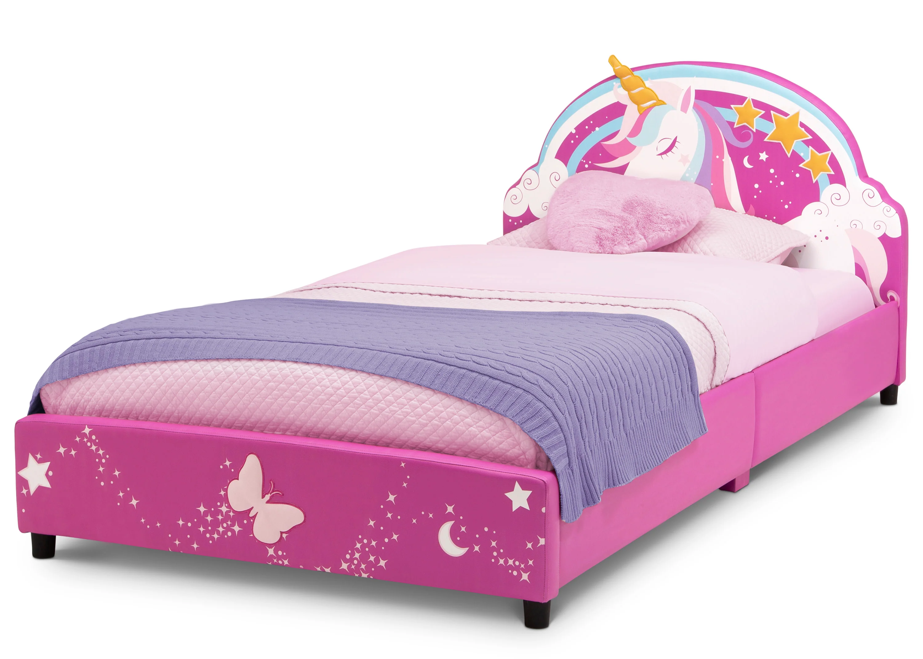 Unicorn Upholstered Twin Bed - Image 5