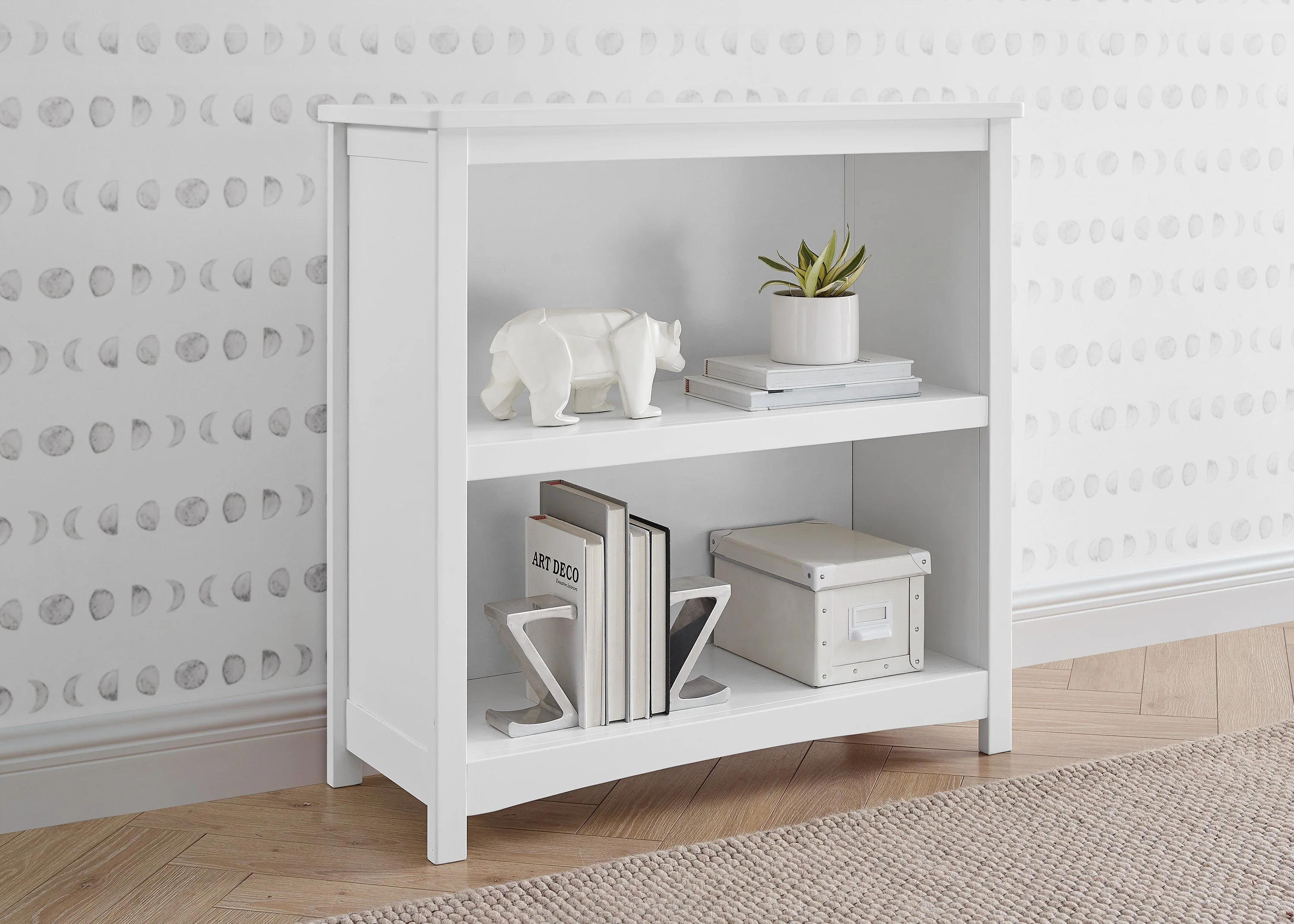 Universal 2-Shelf Bookcase - Image 9