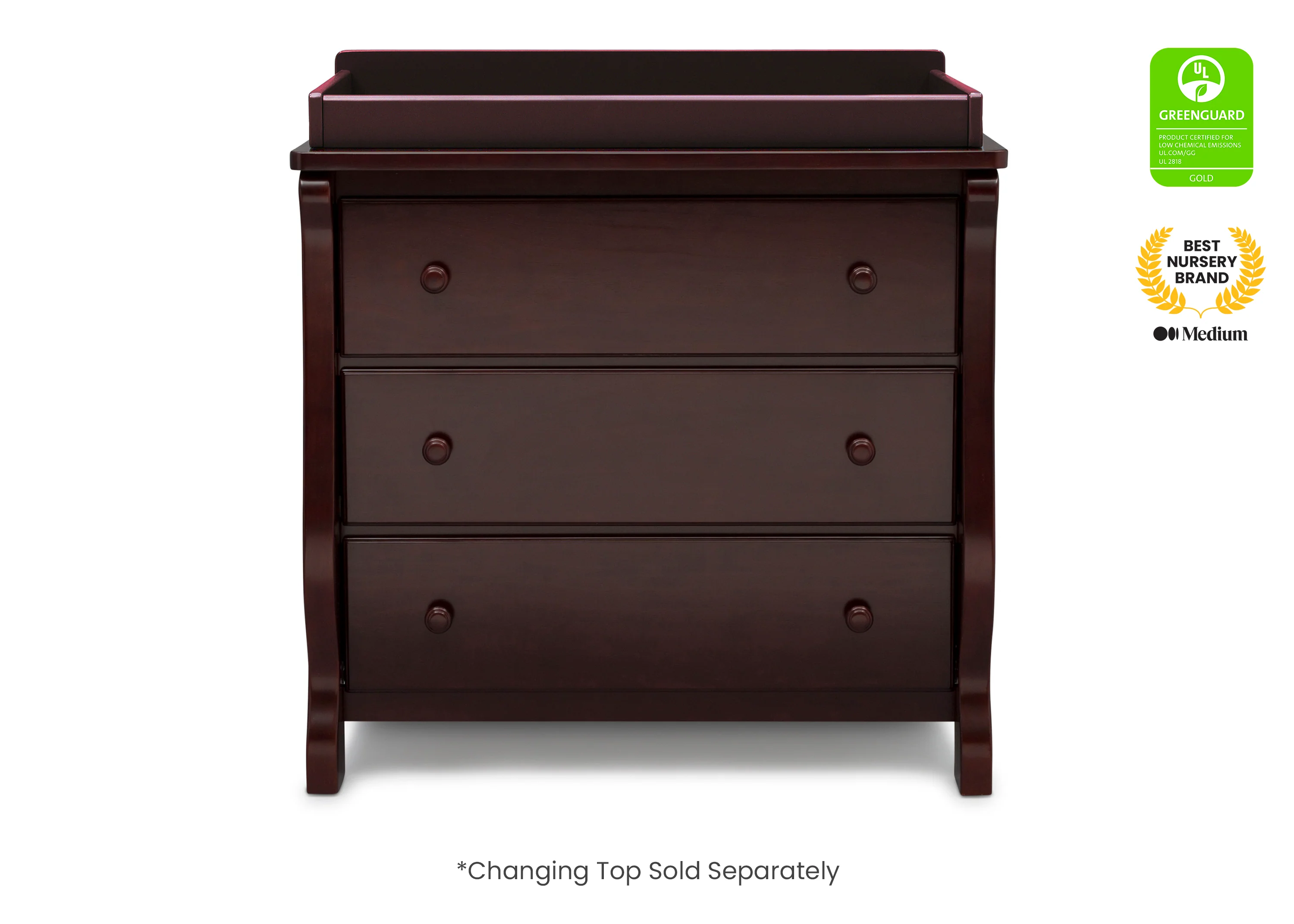 Universal 3 Drawer Dresser with Interlocking Drawers - Image 2