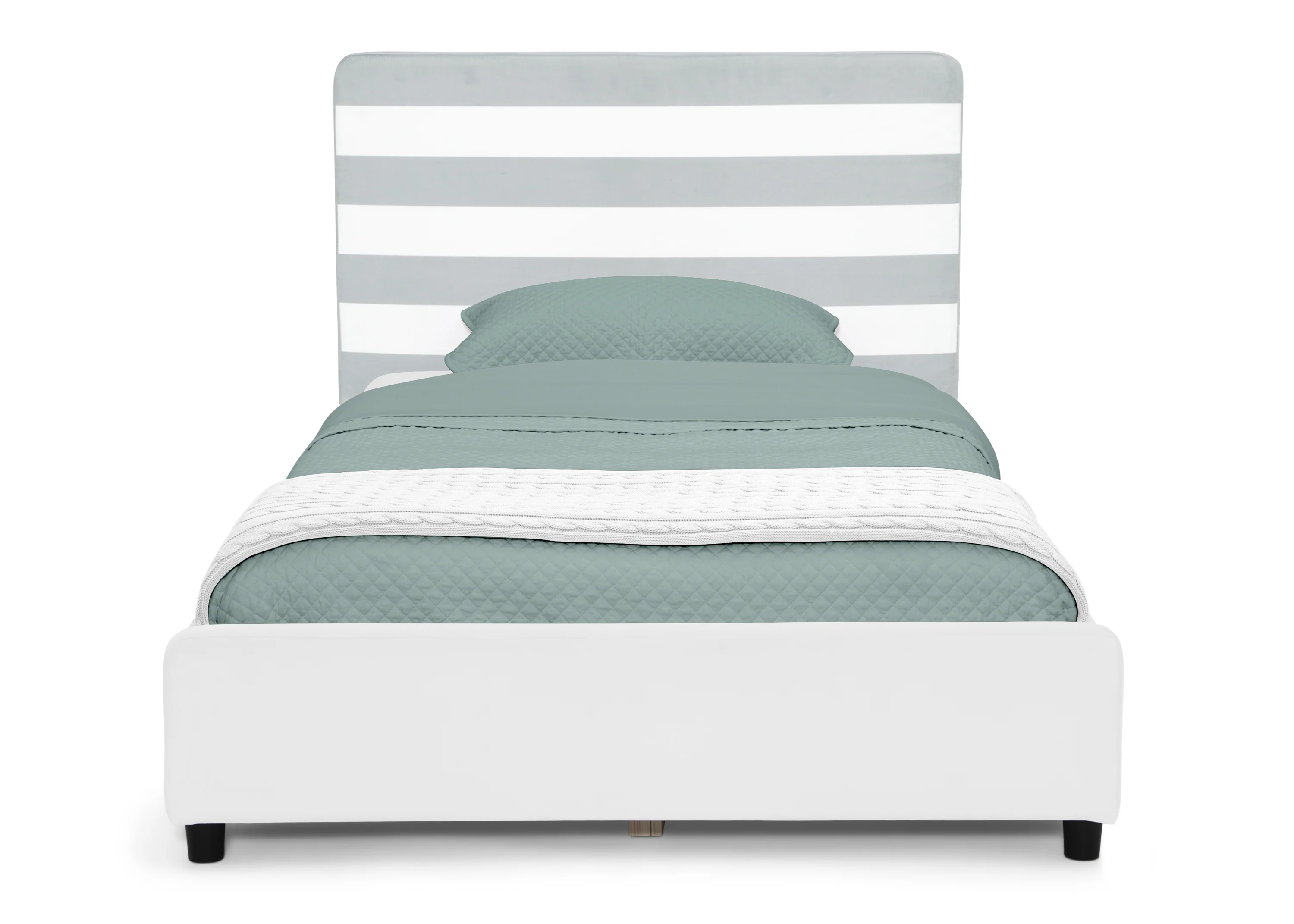 Upholstered Twin Bed with Headboard - Image 27
