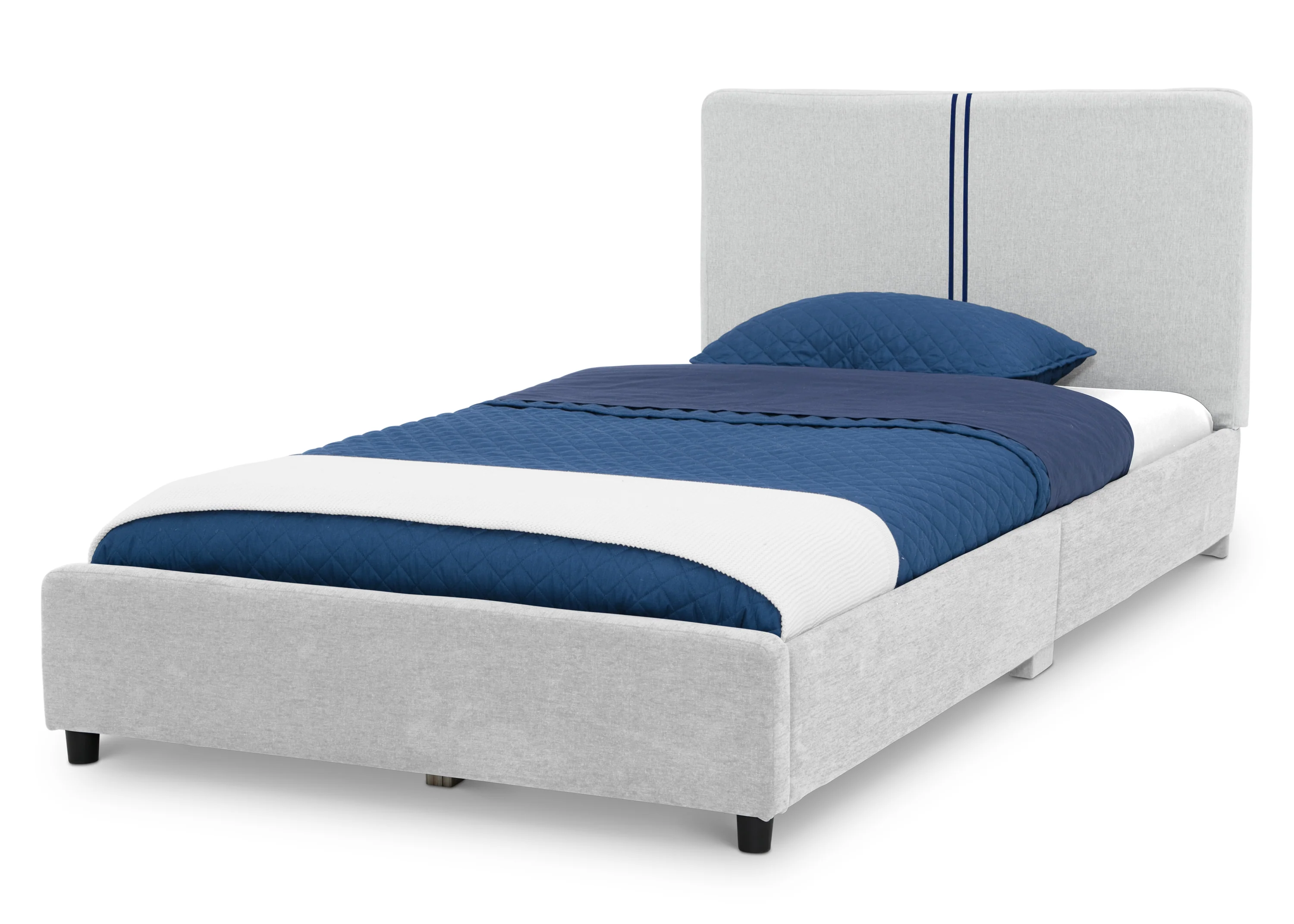 Upholstered Twin Bed with Headboard - Image 37