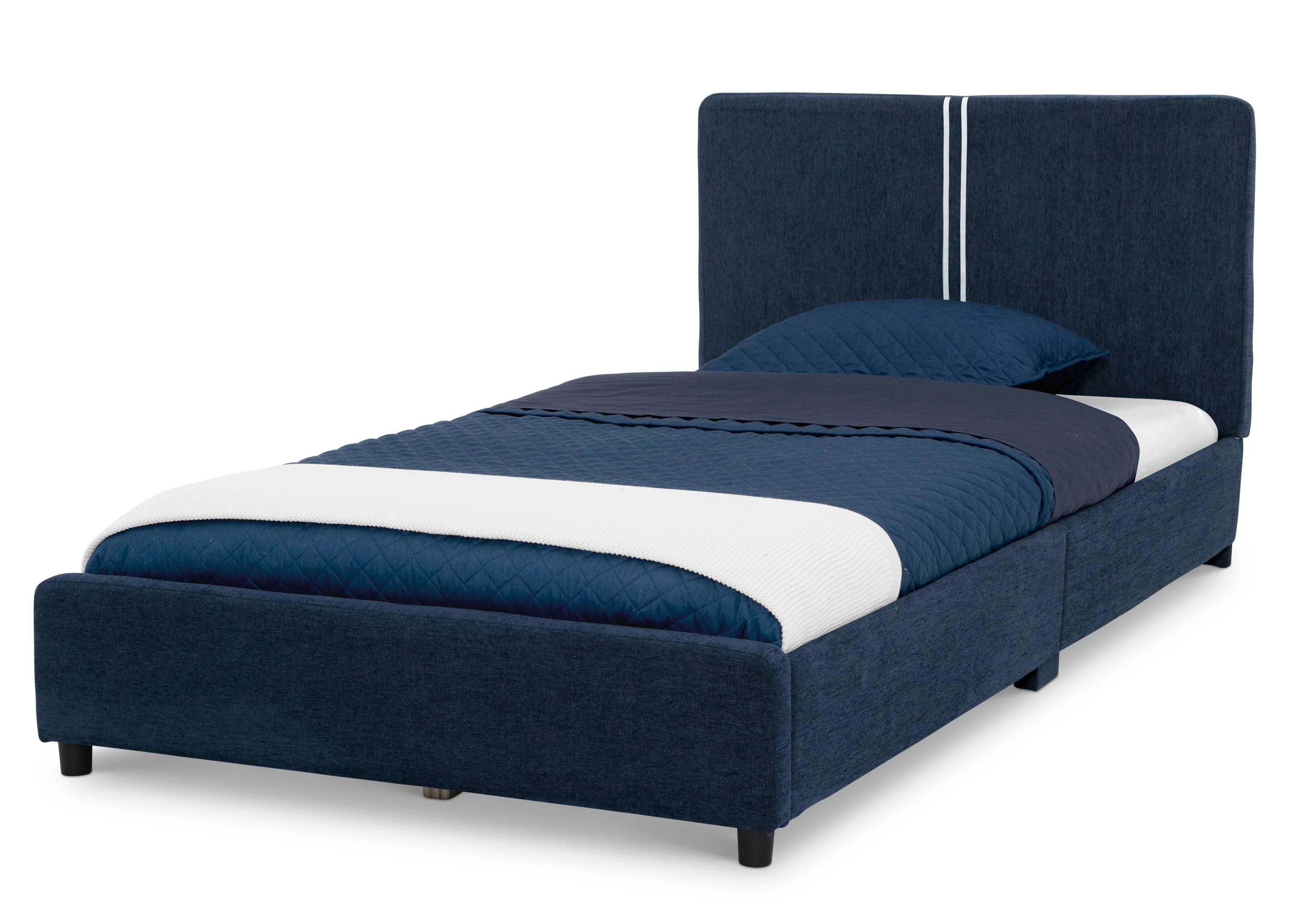 Upholstered Twin Bed with Headboard - Image 45
