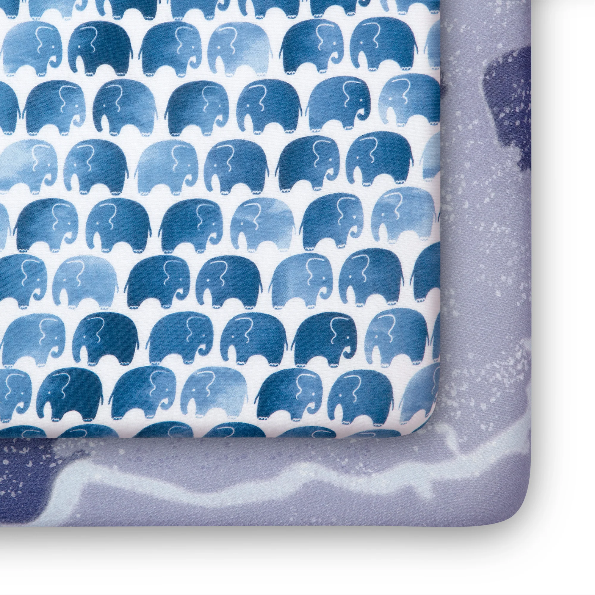 Watercolor Elephant Fitted Crib Sheets - 2 Pack - Image 10